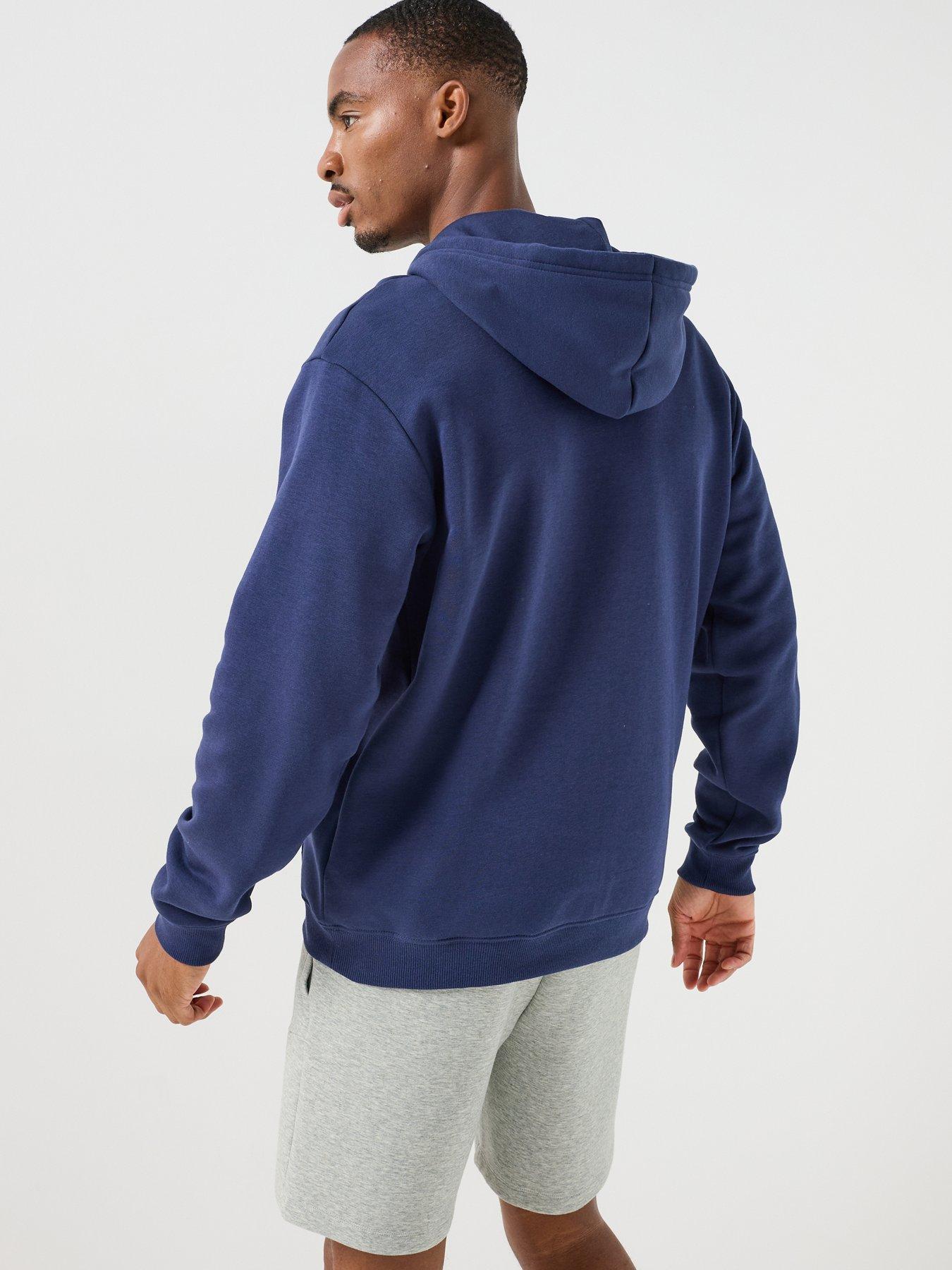 Image 2 of 6 of UNDER ARMOUR Mens Training Rival Fleece Hoodie - Navy