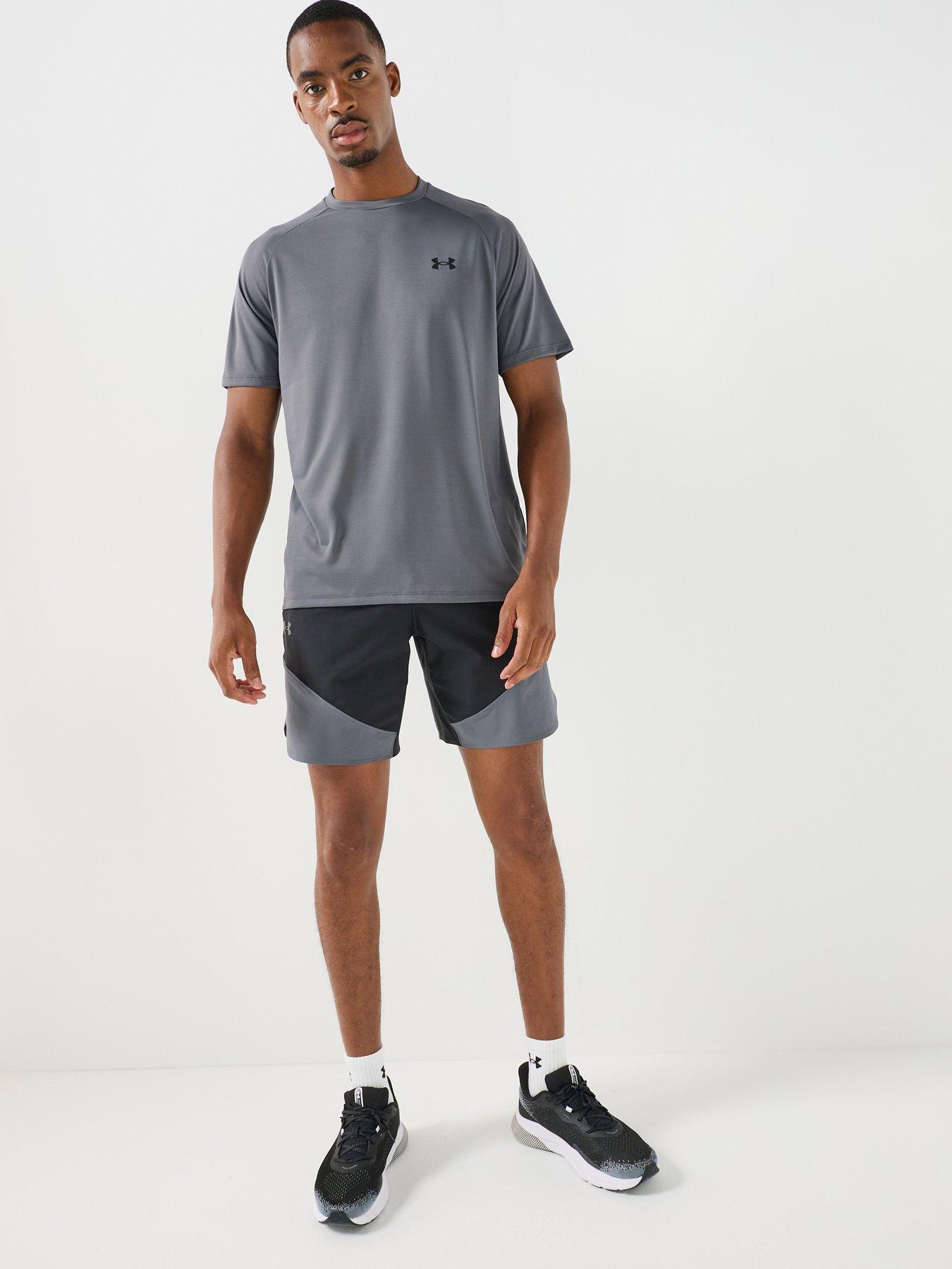 Image 3 of 6 of UNDER ARMOUR Men's UA Tech 2.0 Short Sleeve Training T-Shirt - Grey