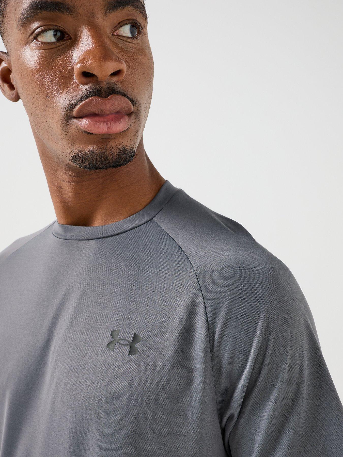 Image 4 of 6 of UNDER ARMOUR Men's UA Tech 2.0 Short Sleeve Training T-Shirt - Grey