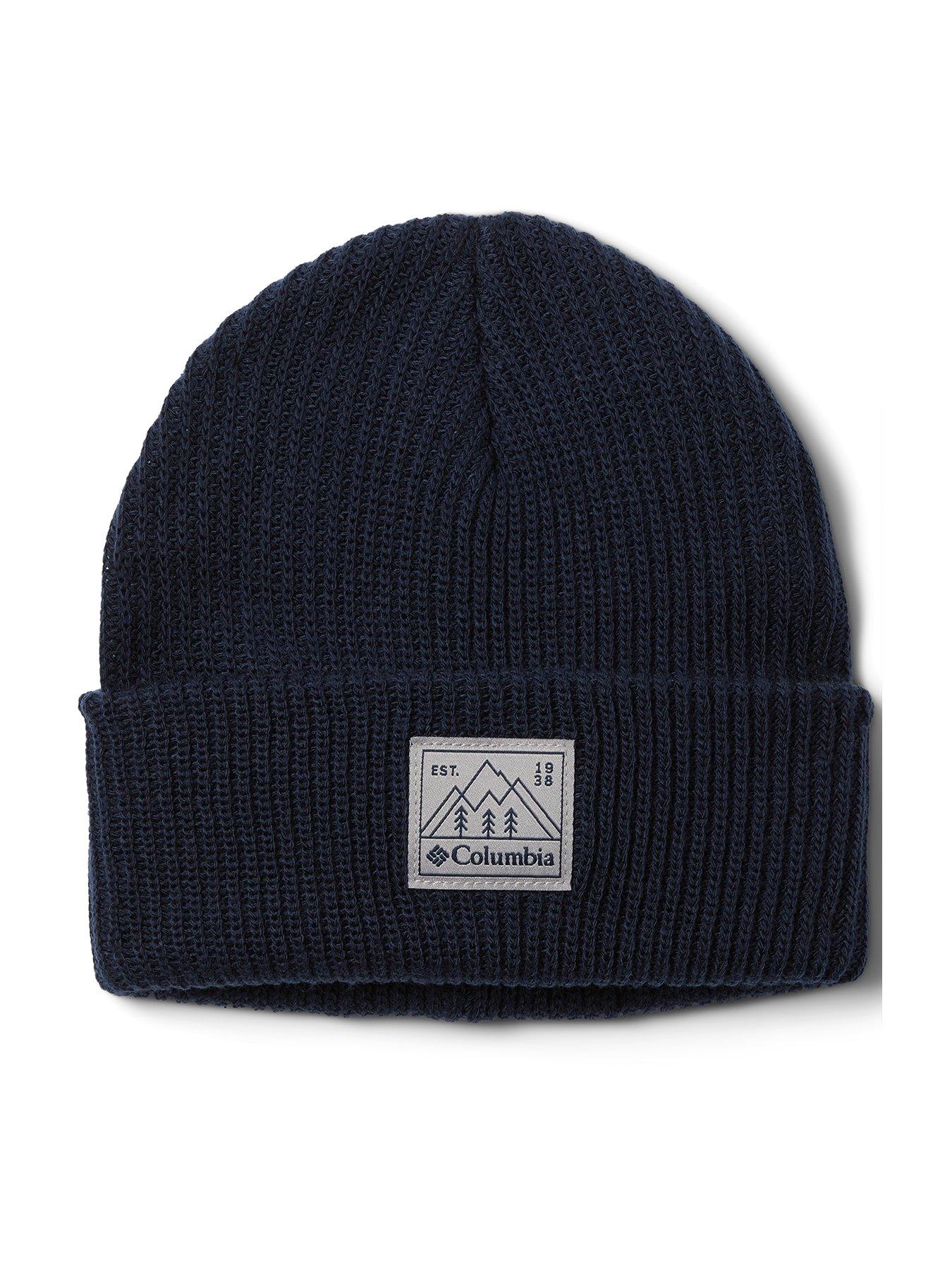 Image 1 of 1 of Columbia Junior Unisex Whirlibird Cuffed Ribbed Beanie Hat - Navy