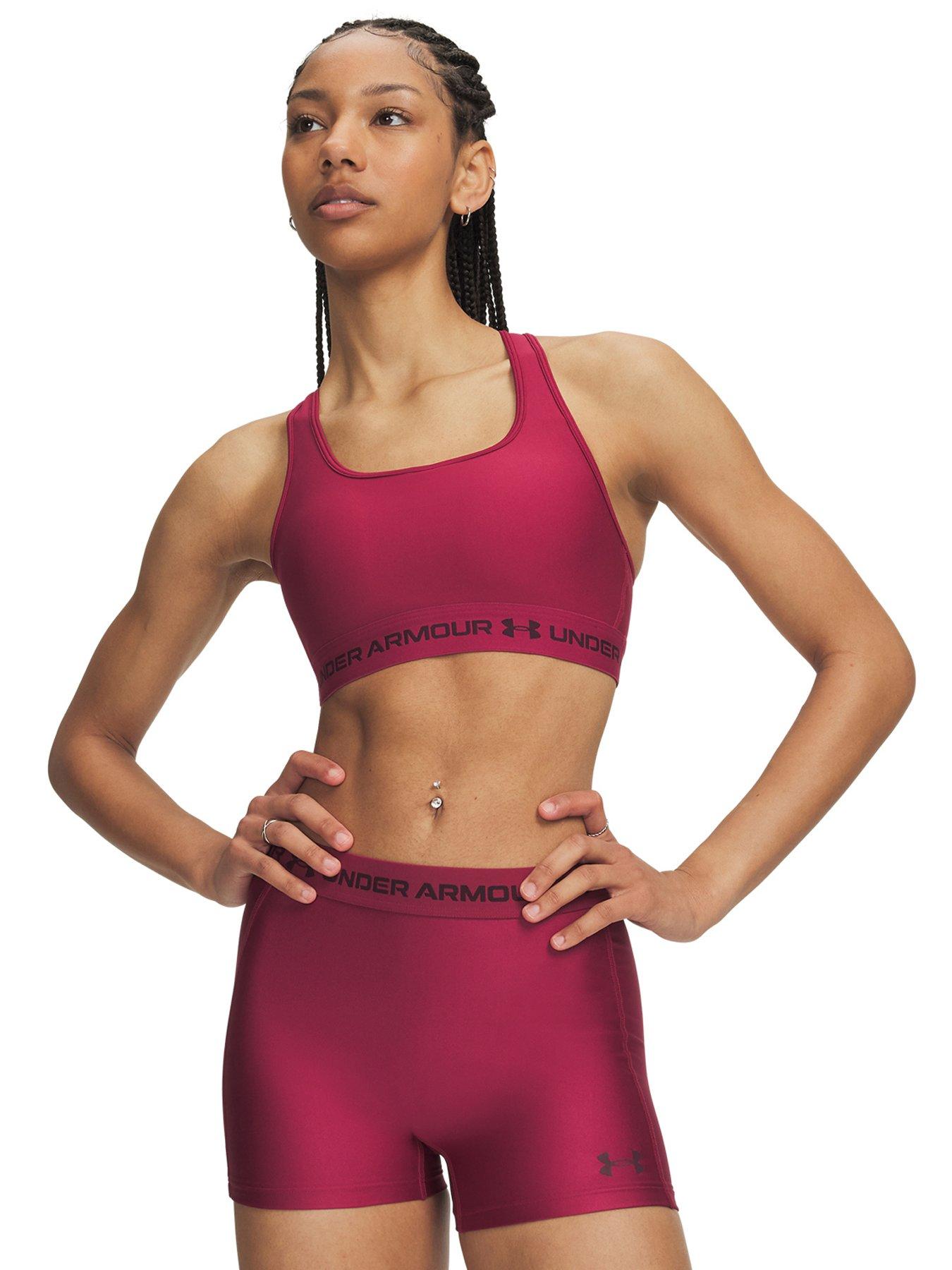 Image 1 of 3 of UNDER ARMOUR Womens Training Crossback Medium Impact Bra - Red