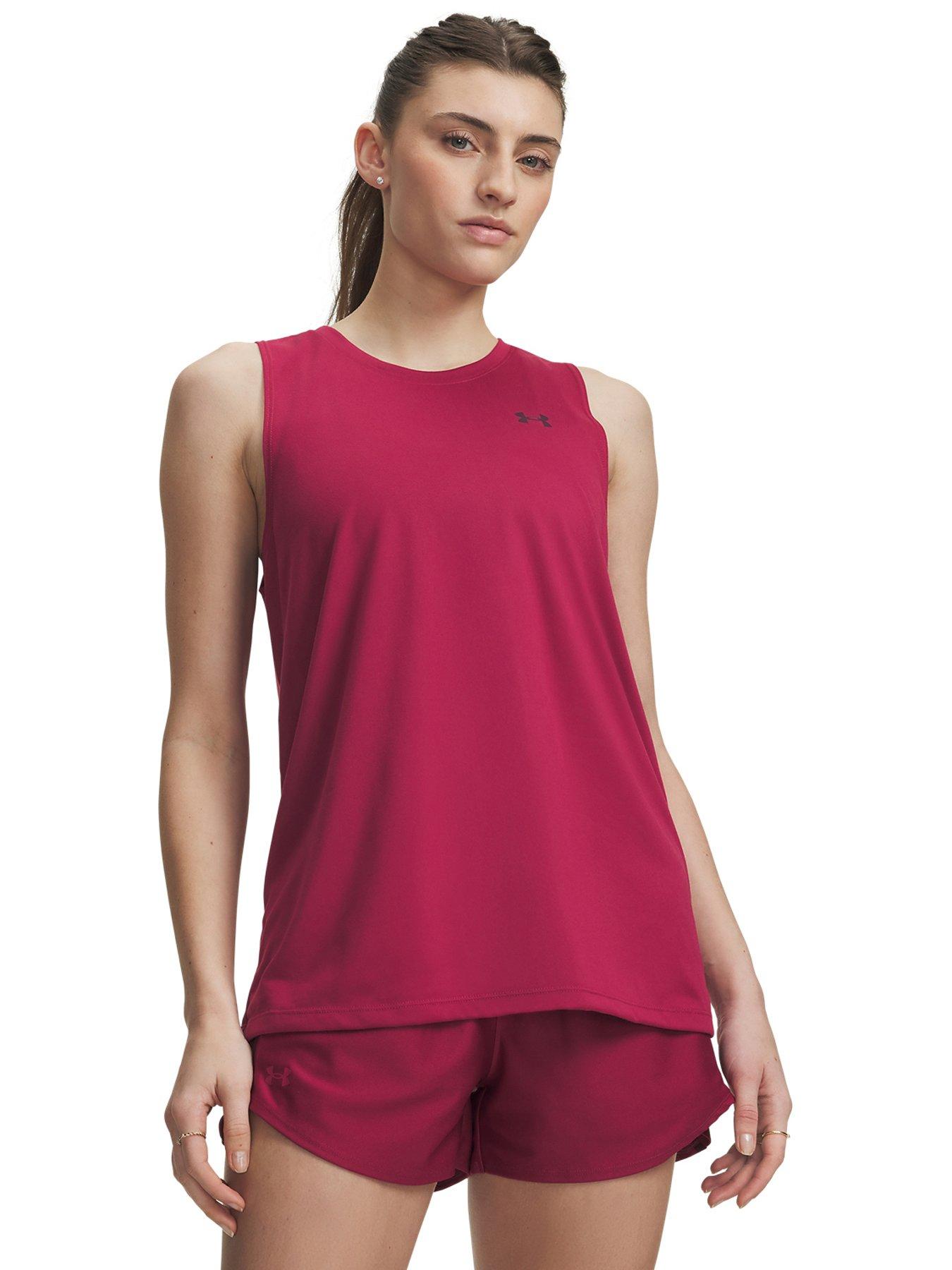 Image 1 of 3 of UNDER ARMOUR Women's Tech Tank - Ox Blood