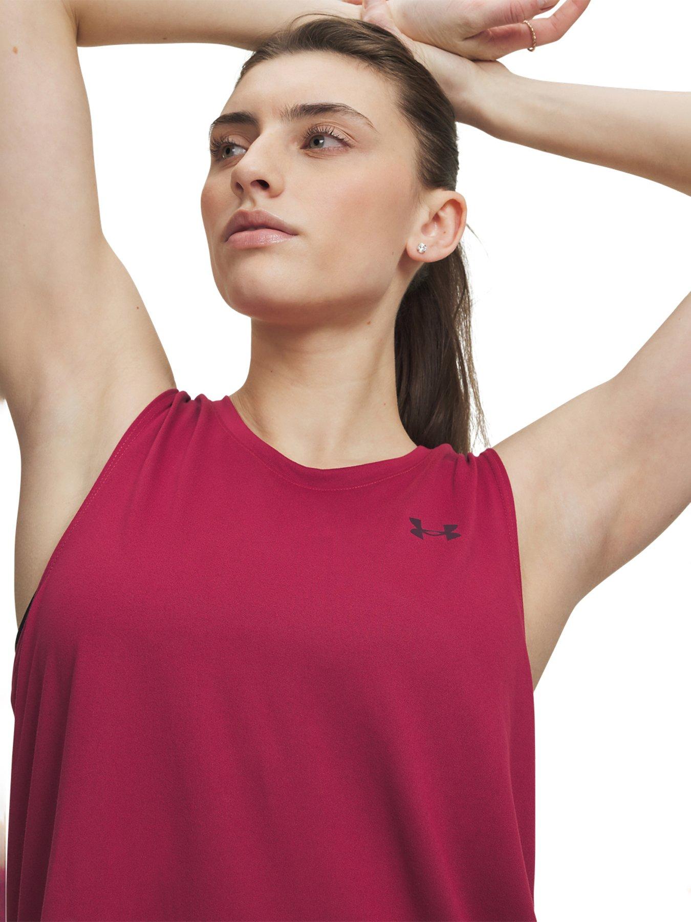 Image 3 of 3 of UNDER ARMOUR Women's Tech Tank - Ox Blood