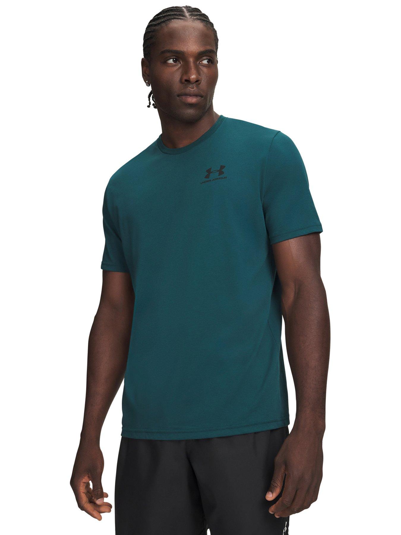 Image 1 of 3 of UNDER ARMOUR Mens Training Sportstyle Left Chest T-shirt - Green