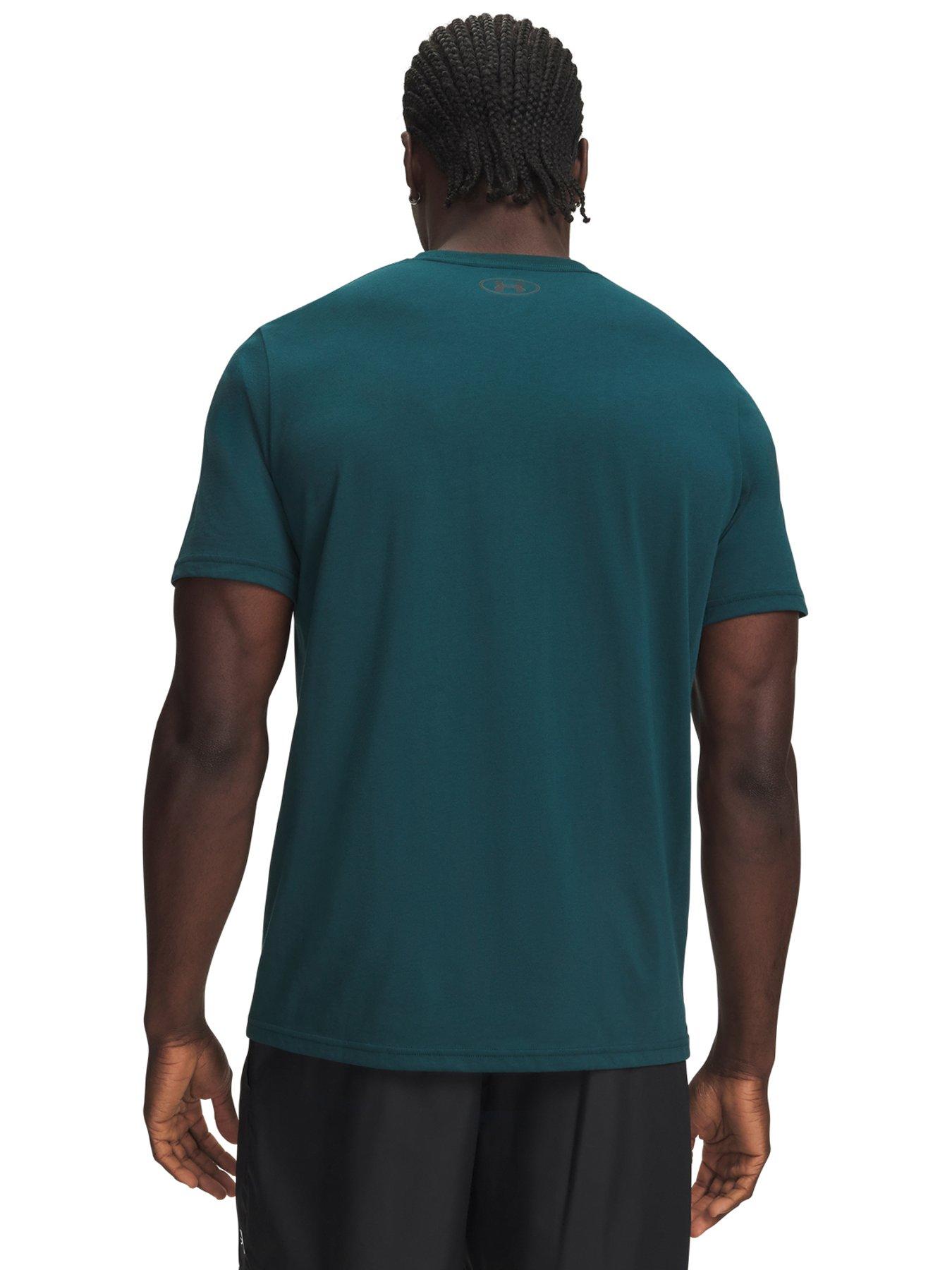 Image 2 of 3 of UNDER ARMOUR Mens Training Sportstyle Left Chest T-shirt - Green