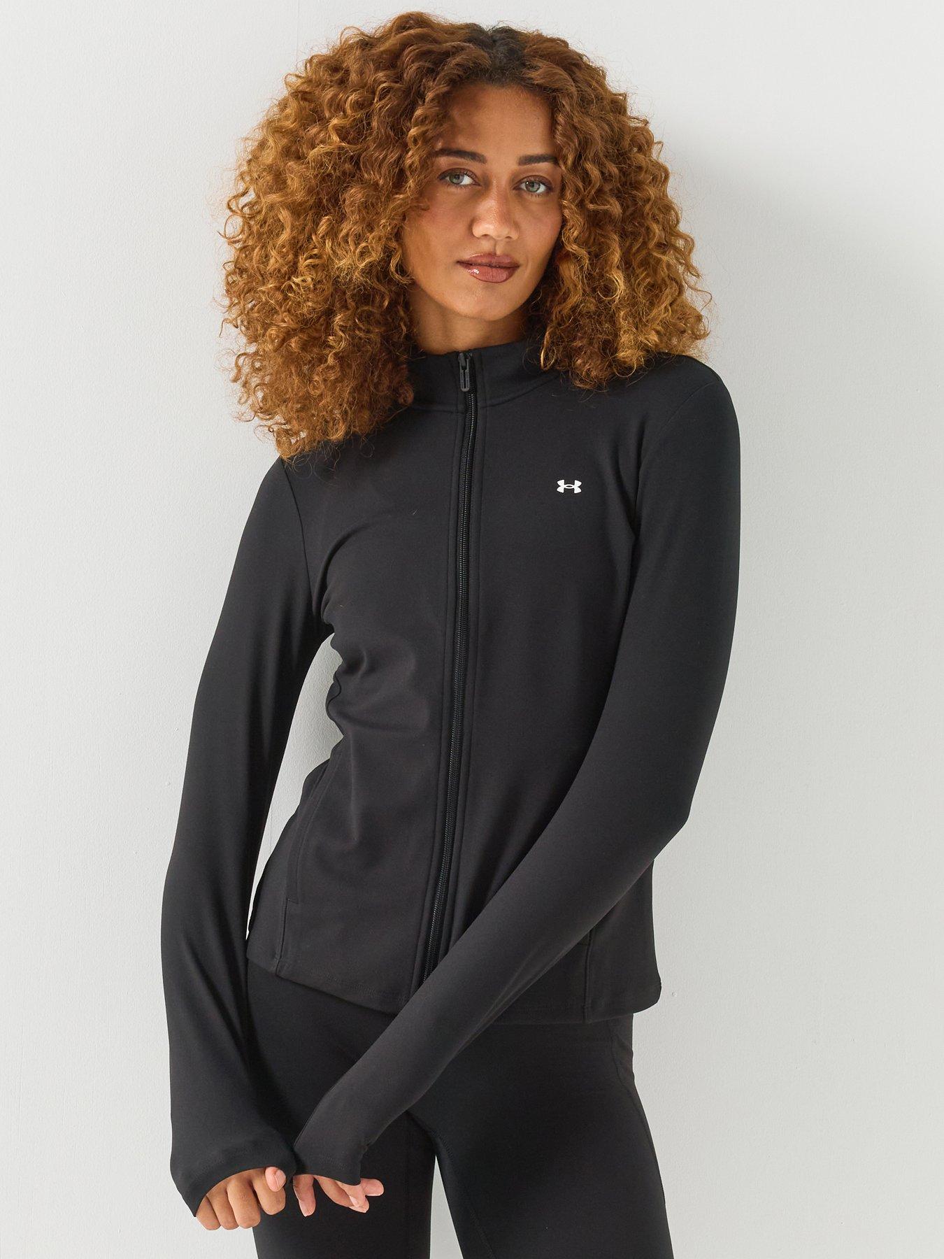 Image 1 of 6 of UNDER ARMOUR Womens Training Motion Full Zip Jacket - Black