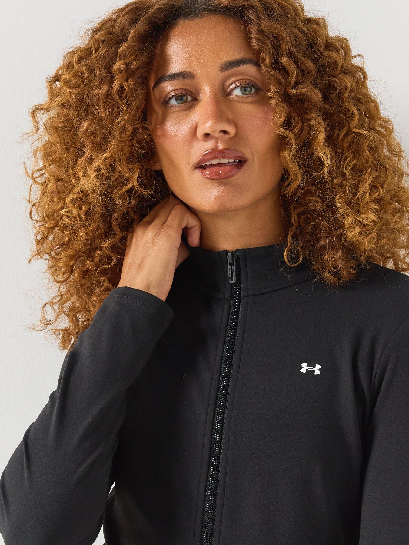 Image 4 of 6 of UNDER ARMOUR Womens Training Motion Full Zip Jacket - Black