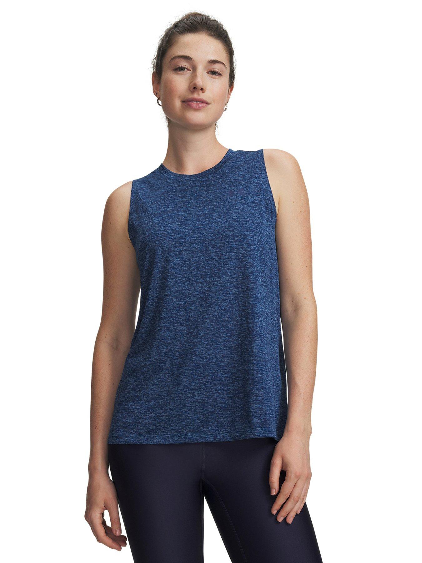 Image 1 of 3 of UNDER ARMOUR Womens Training Tech Twist Tank - Blue