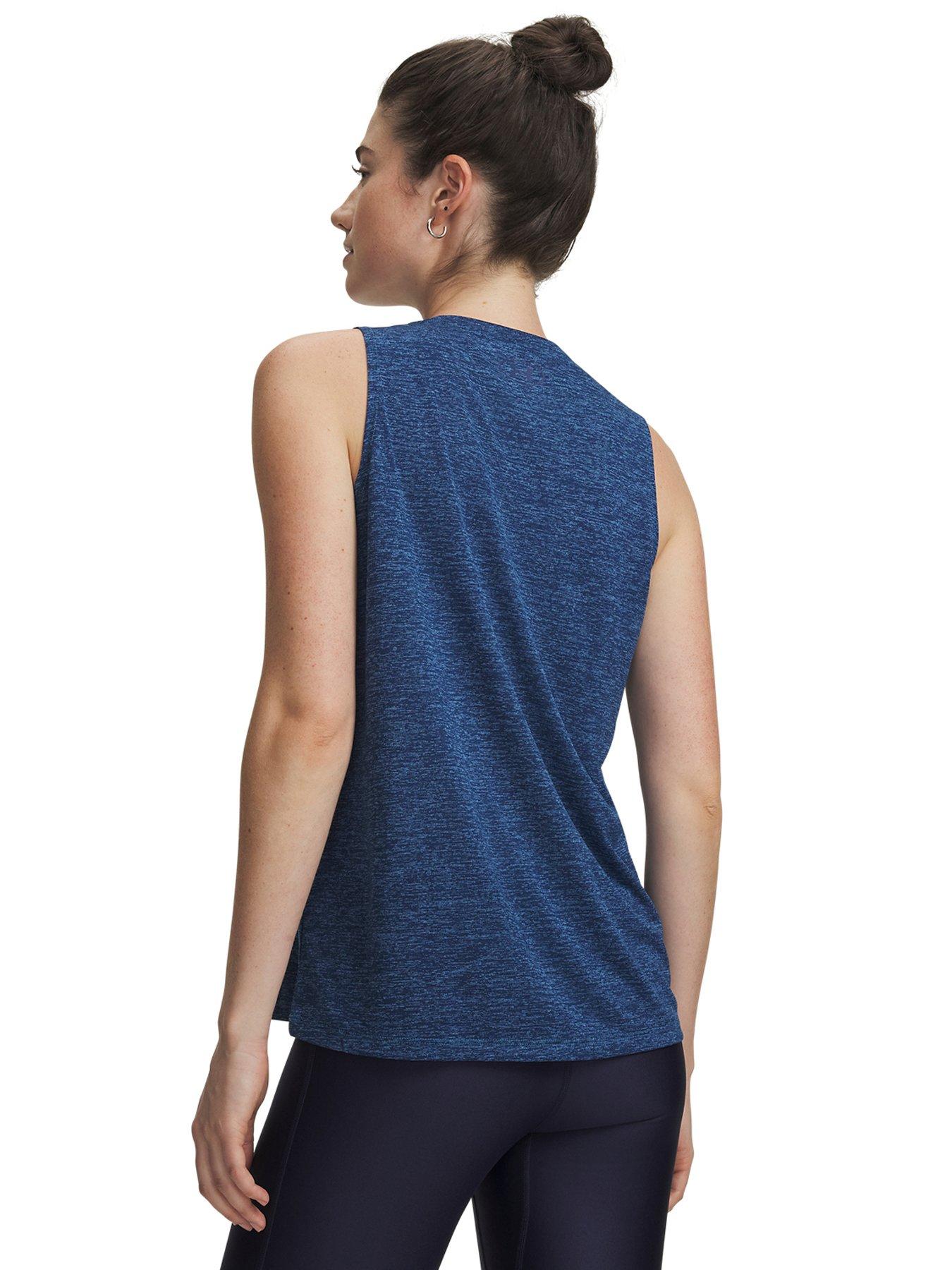 Image 2 of 3 of UNDER ARMOUR Womens Training Tech Twist Tank - Blue