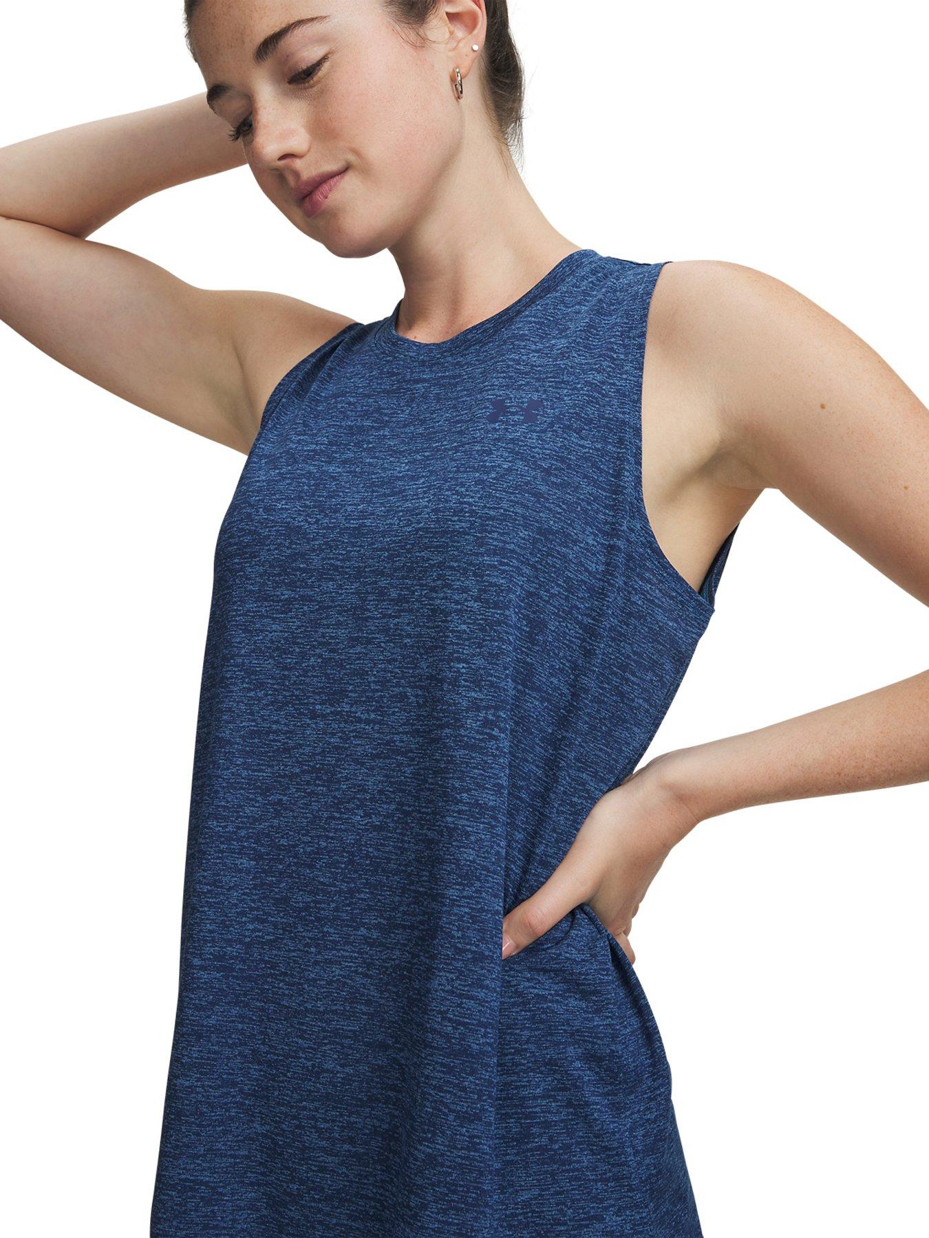 Image 3 of 3 of UNDER ARMOUR Womens Training Tech Twist Tank - Blue