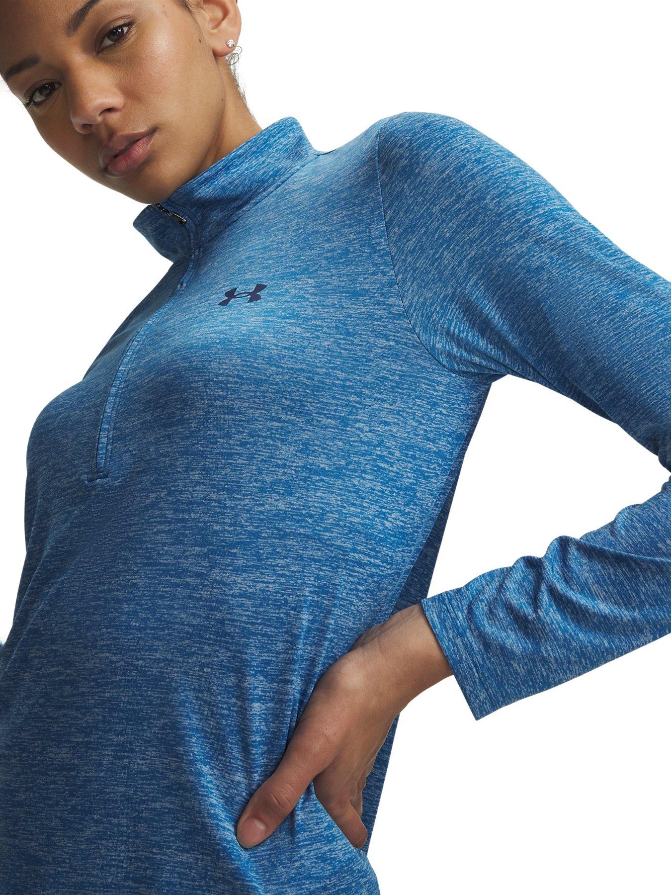 Image 3 of 3 of UNDER ARMOUR Womens Training Tech 1/2 Zip - Blue