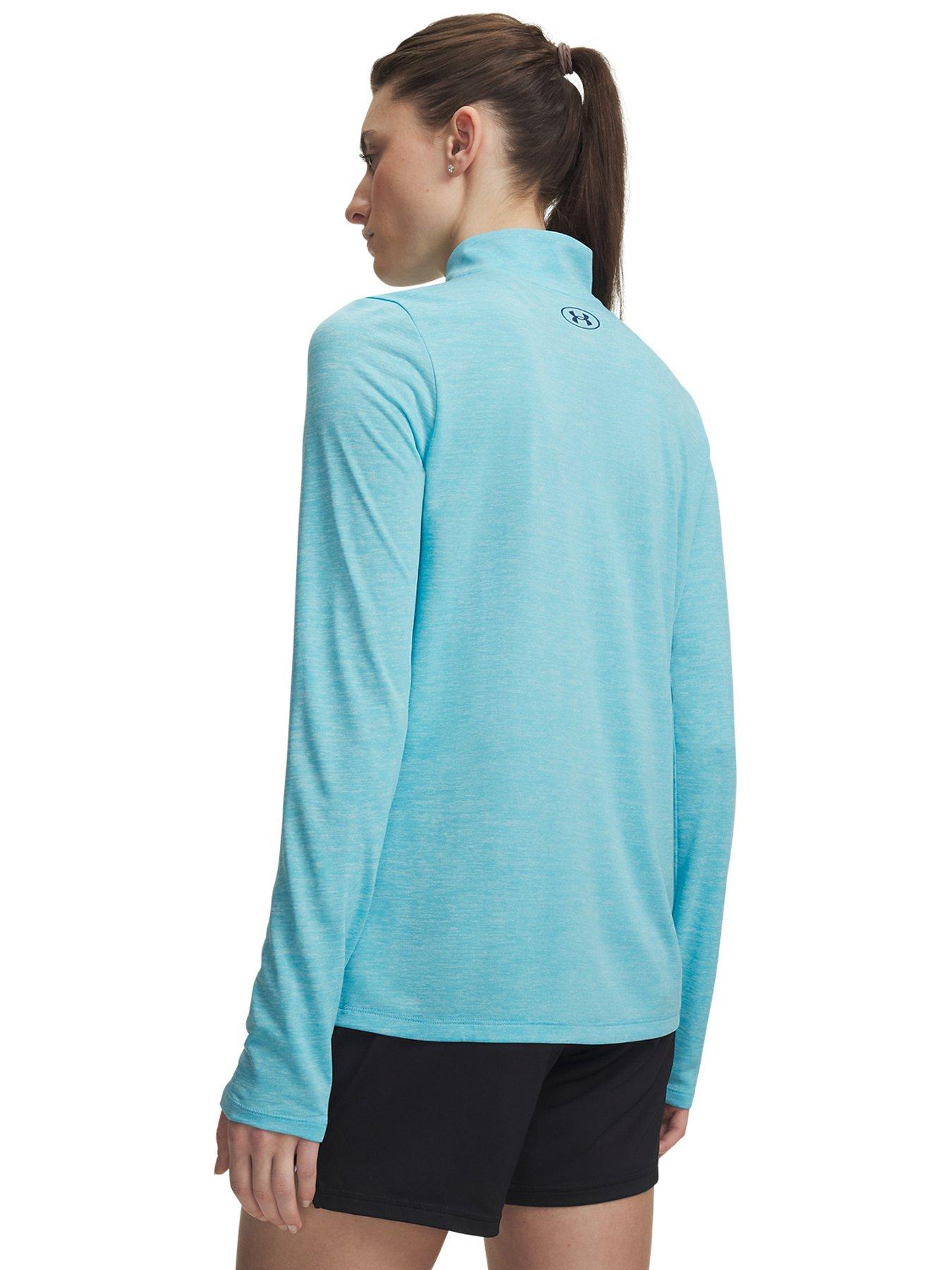 Image 2 of 3 of UNDER ARMOUR Womens Training Tech 1/2 Zip - Blue