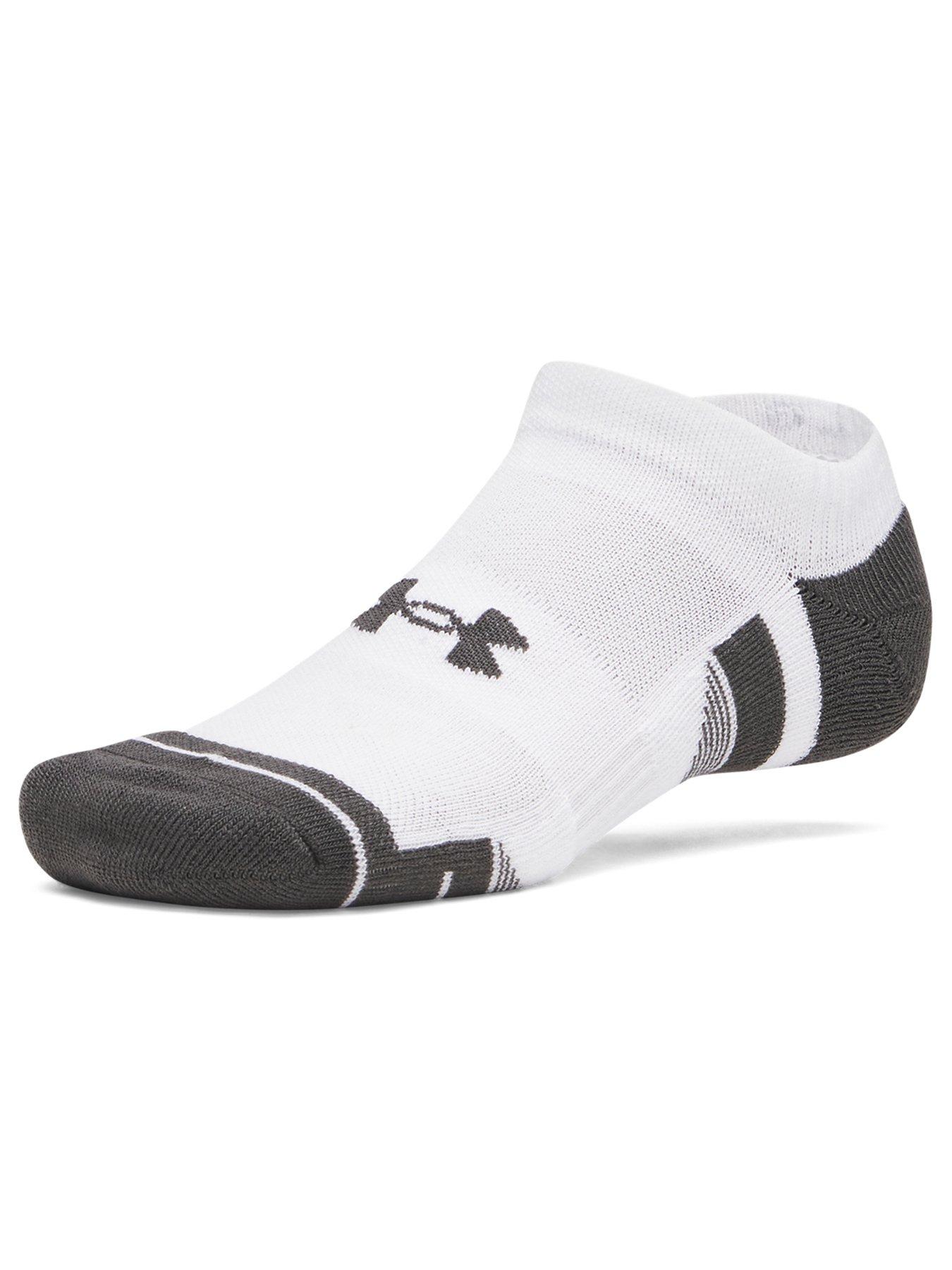Image 2 of 3 of UNDER ARMOUR Unisex Training Tech 3 Pack No Show Socks - White