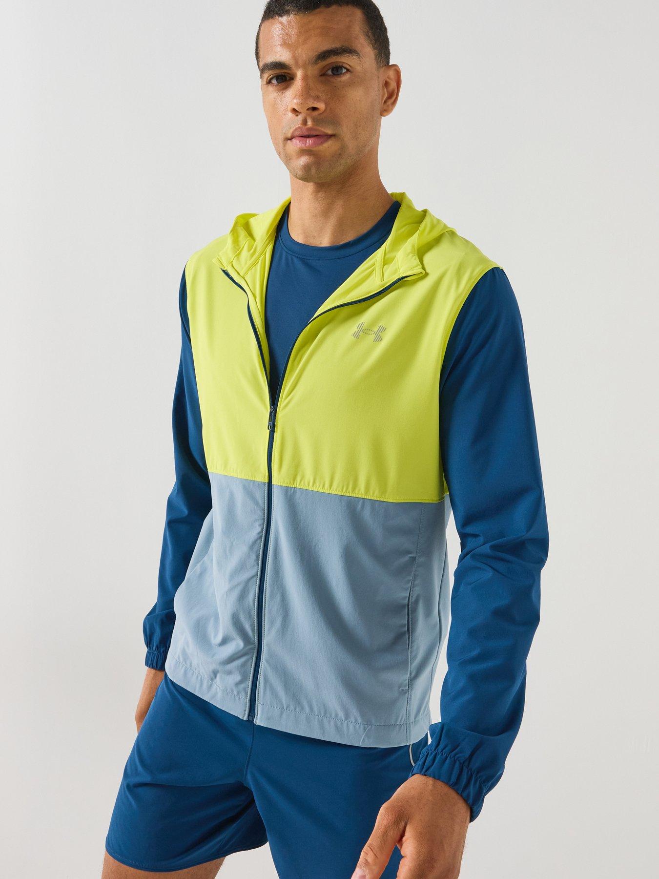 Image 1 of 6 of UNDER ARMOUR Men's Velociti Hooded Jacket - Blackout Navy / Flash Light / Reflective