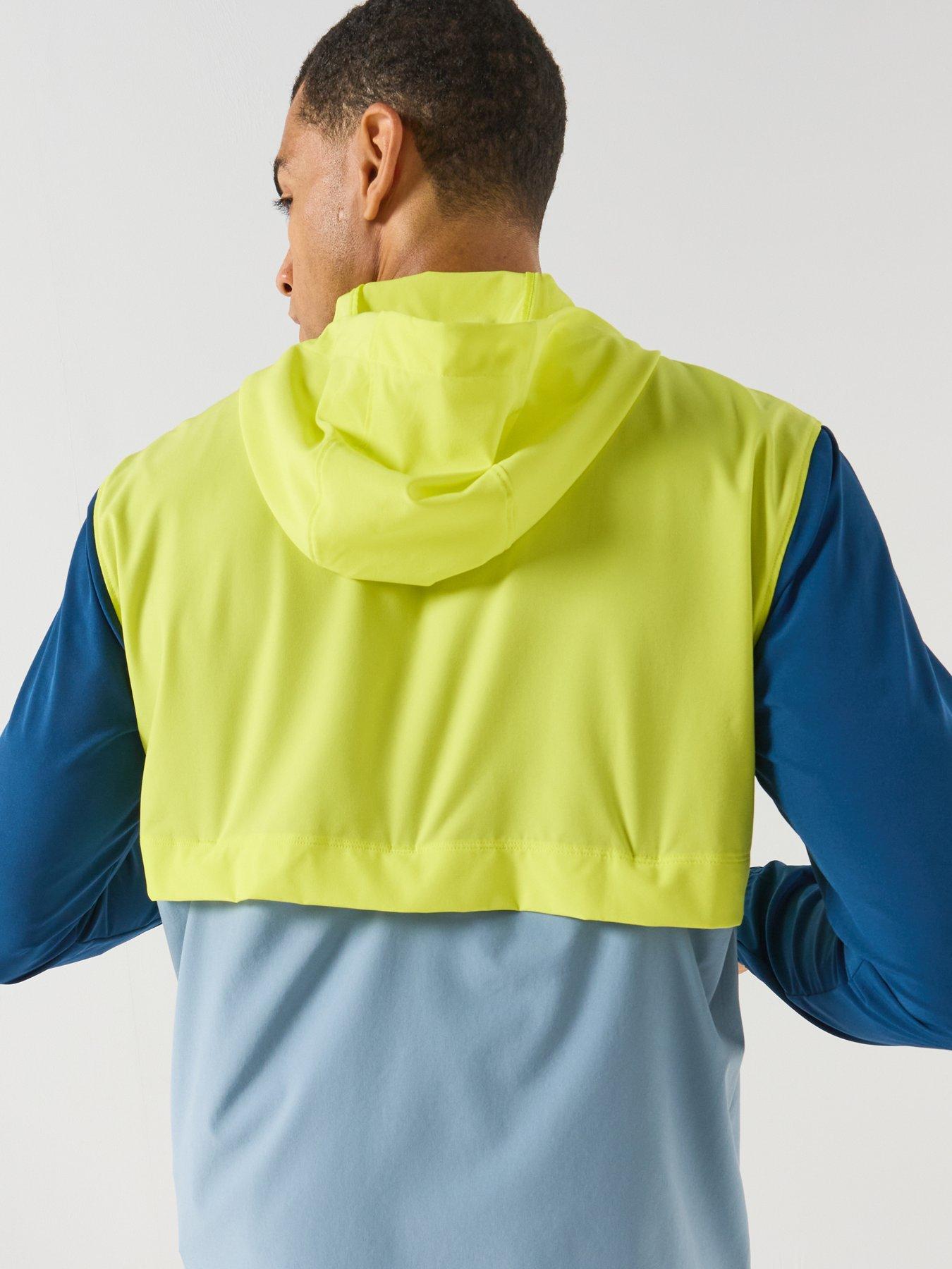 Image 5 of 6 of UNDER ARMOUR Men's Velociti Hooded Jacket - Blackout Navy / Flash Light / Reflective