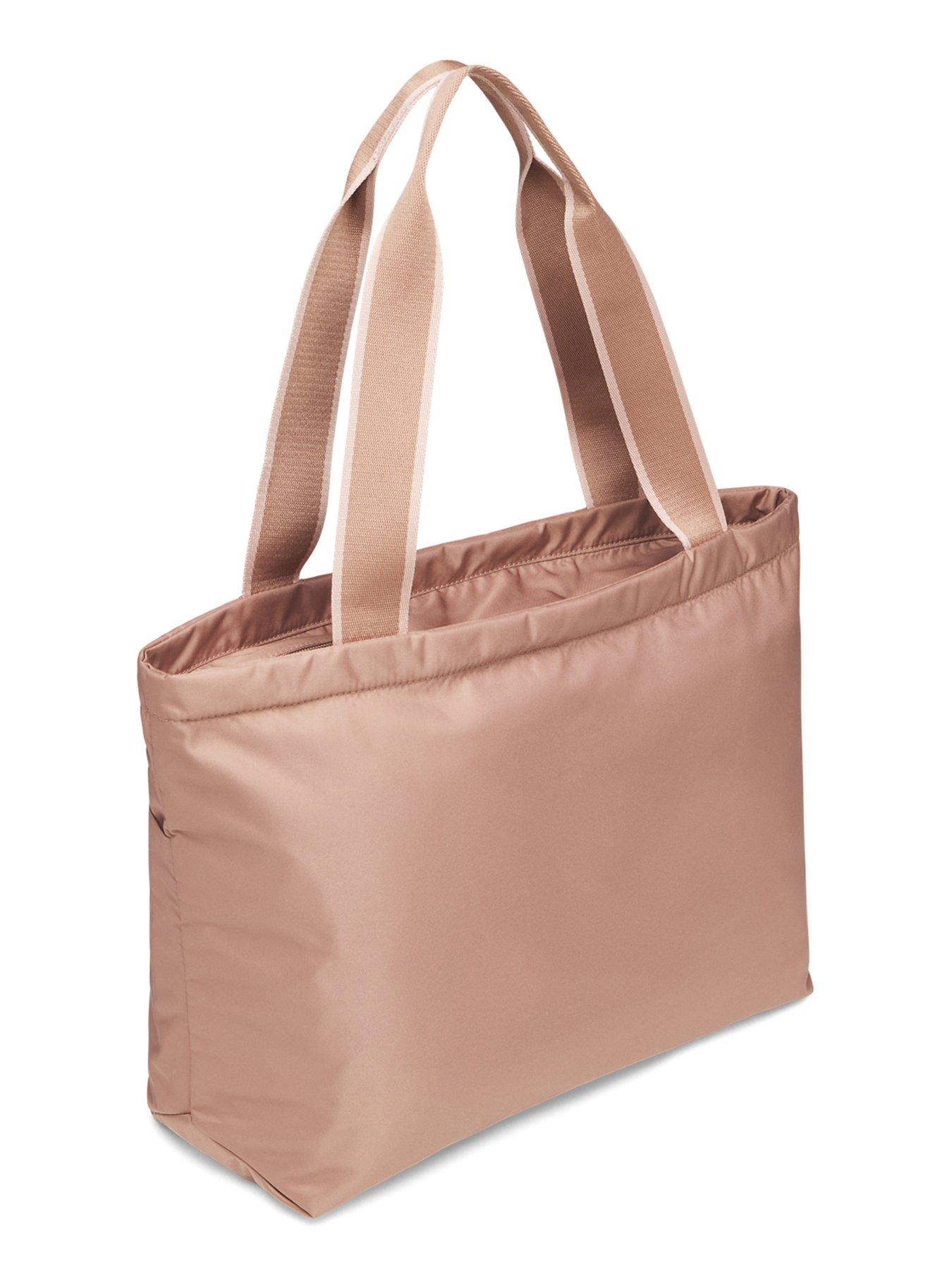Image 3 of 5 of UNDER ARMOUR Womens Water-Resistant Zip Top Phone Pocket Tote Bag - Beige