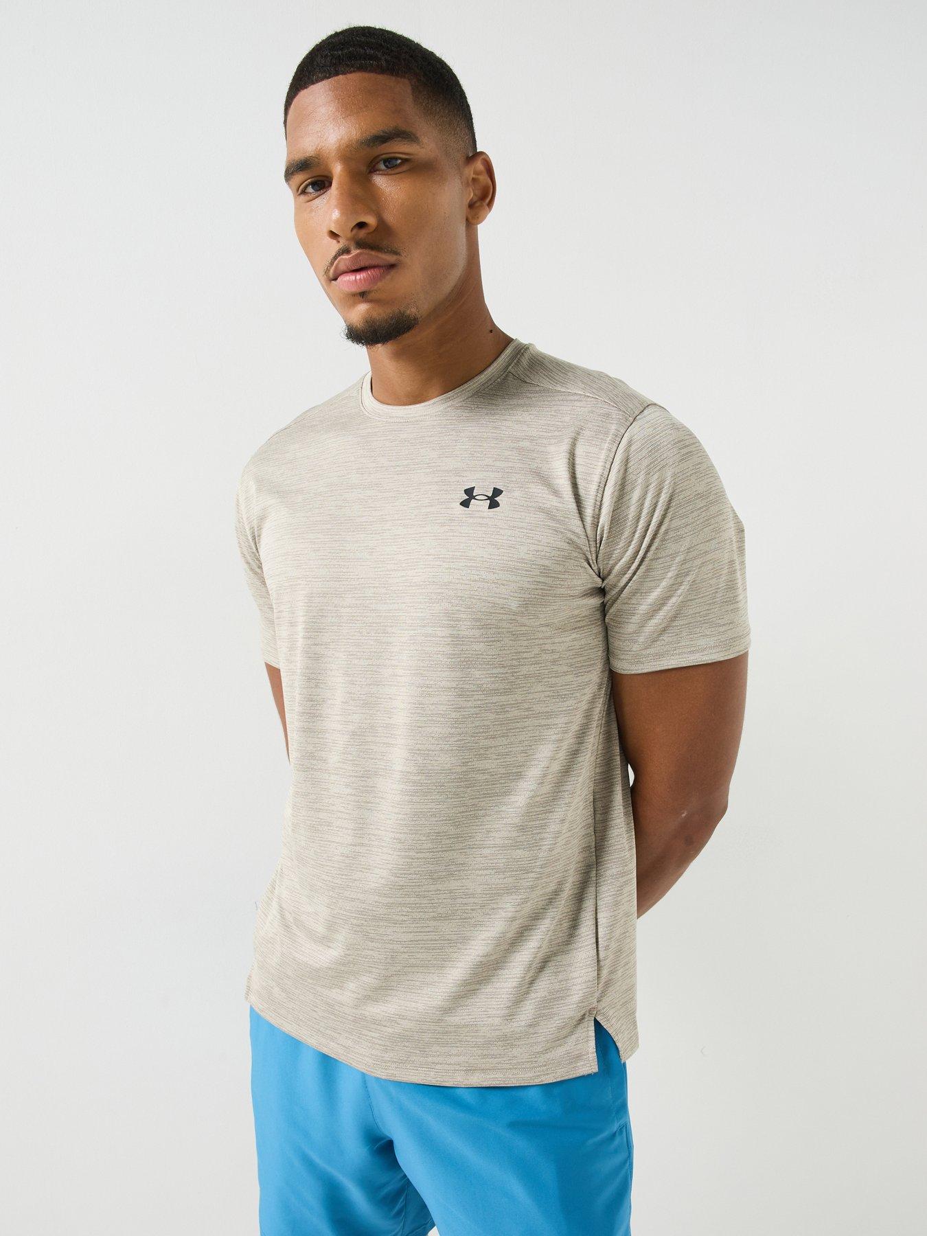 Image 1 of 5 of UNDER ARMOUR Mens Training Tech Vent T-shirt - Beige