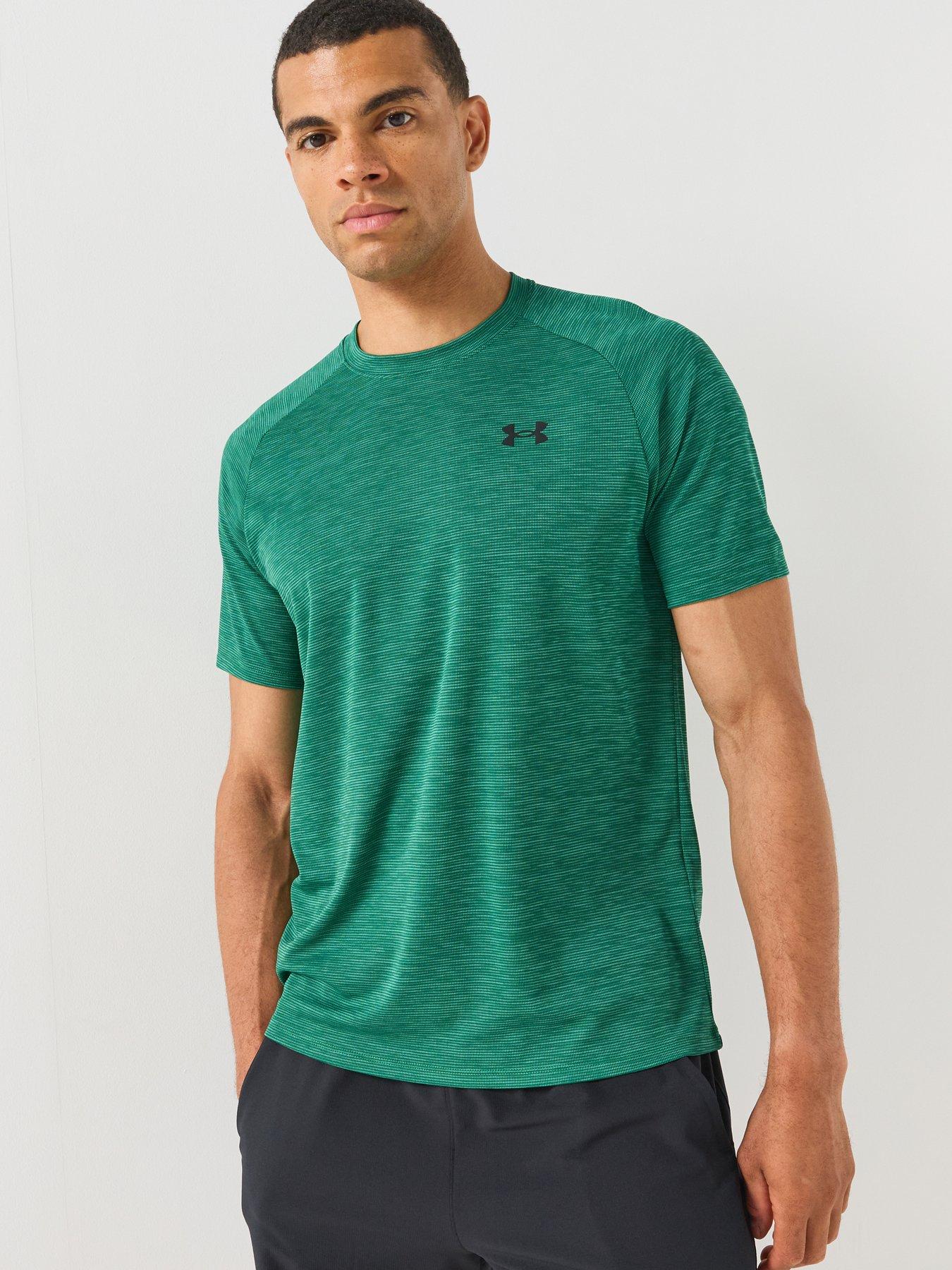 Under Armour Mens Training Tech Textured T-Shirt - Green