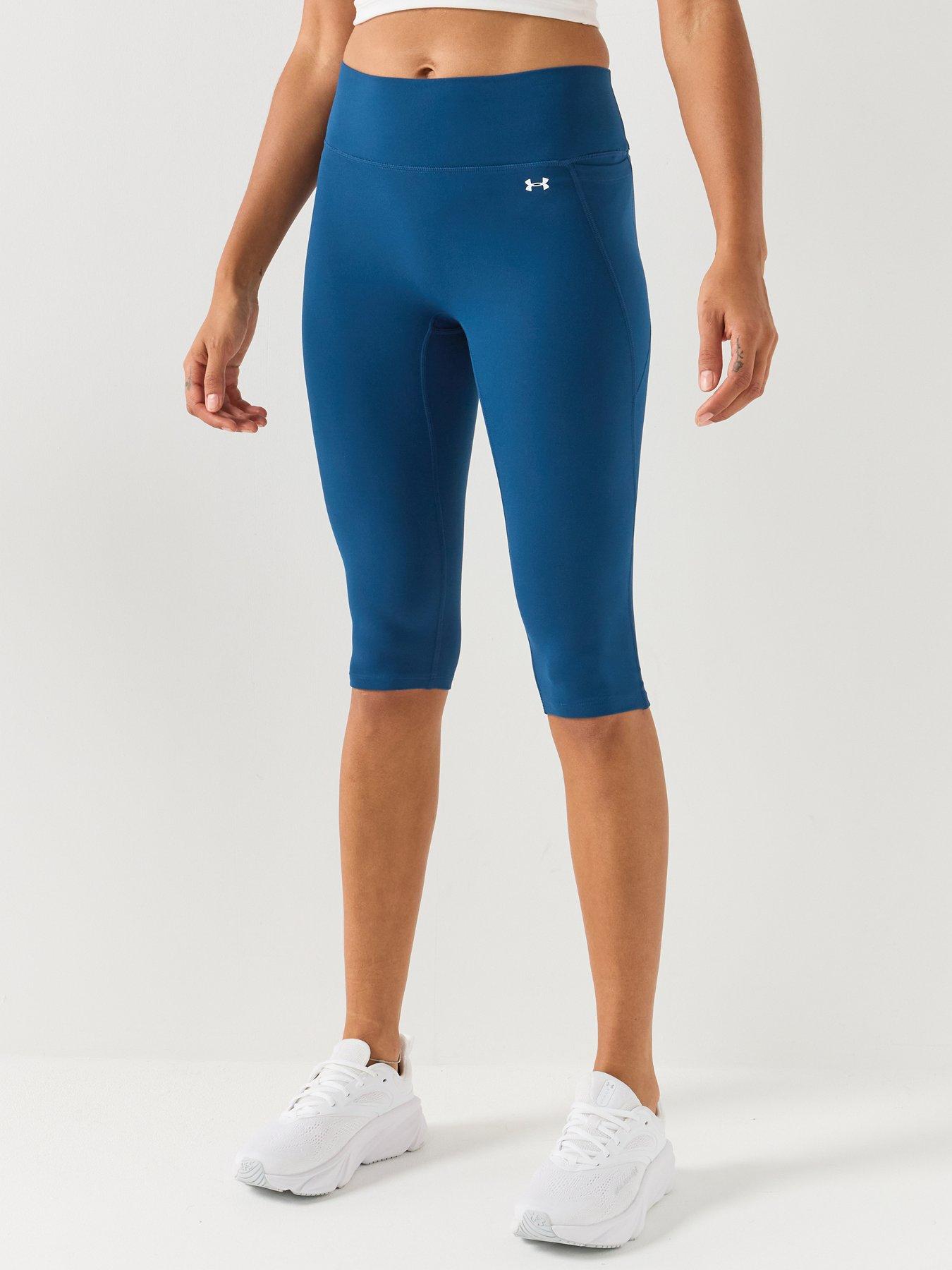 Under Armour Women's Cropped Training Leggings - Navy