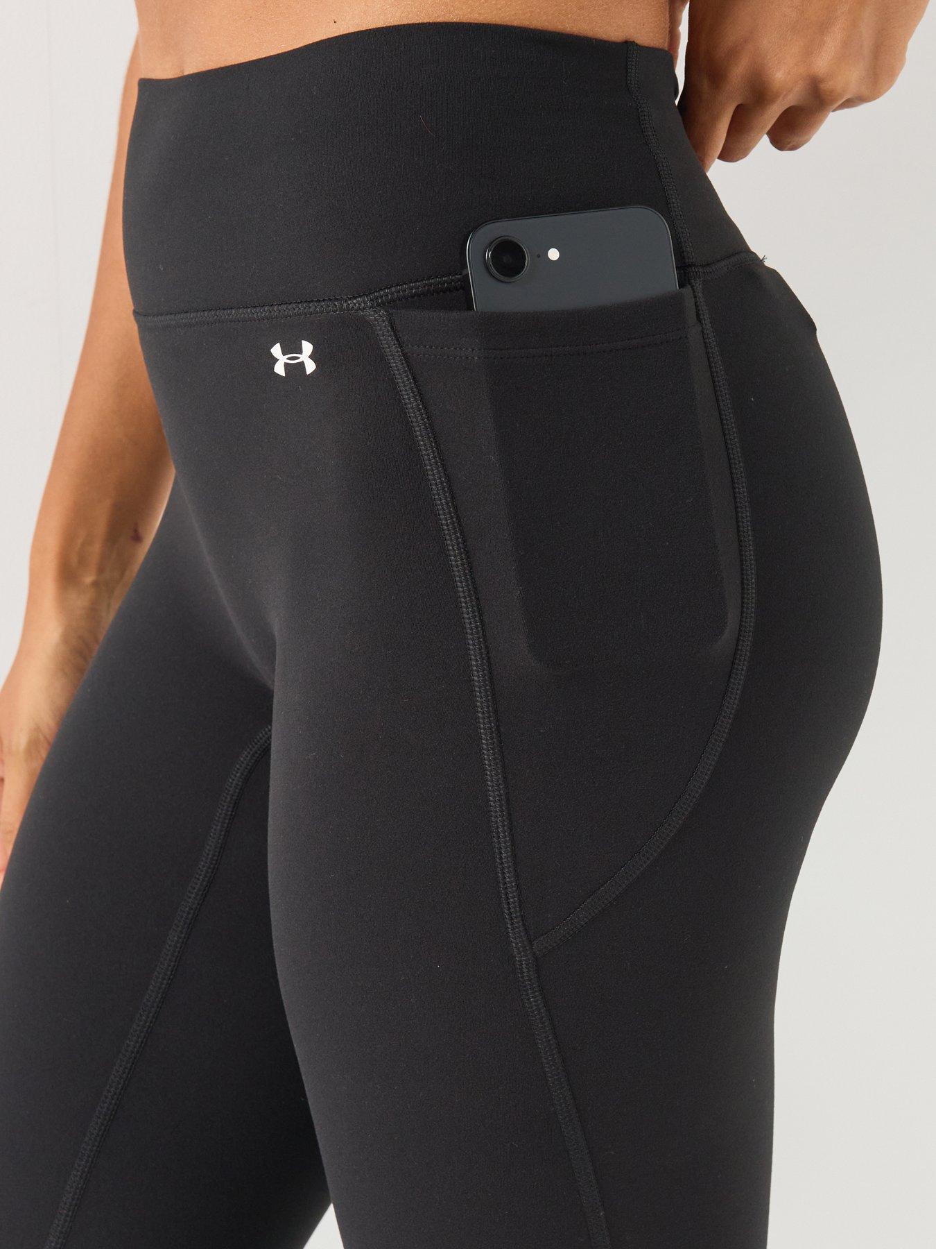 Image 4 of 6 of UNDER ARMOUR Women's Full-Length Training Leggings - Black
