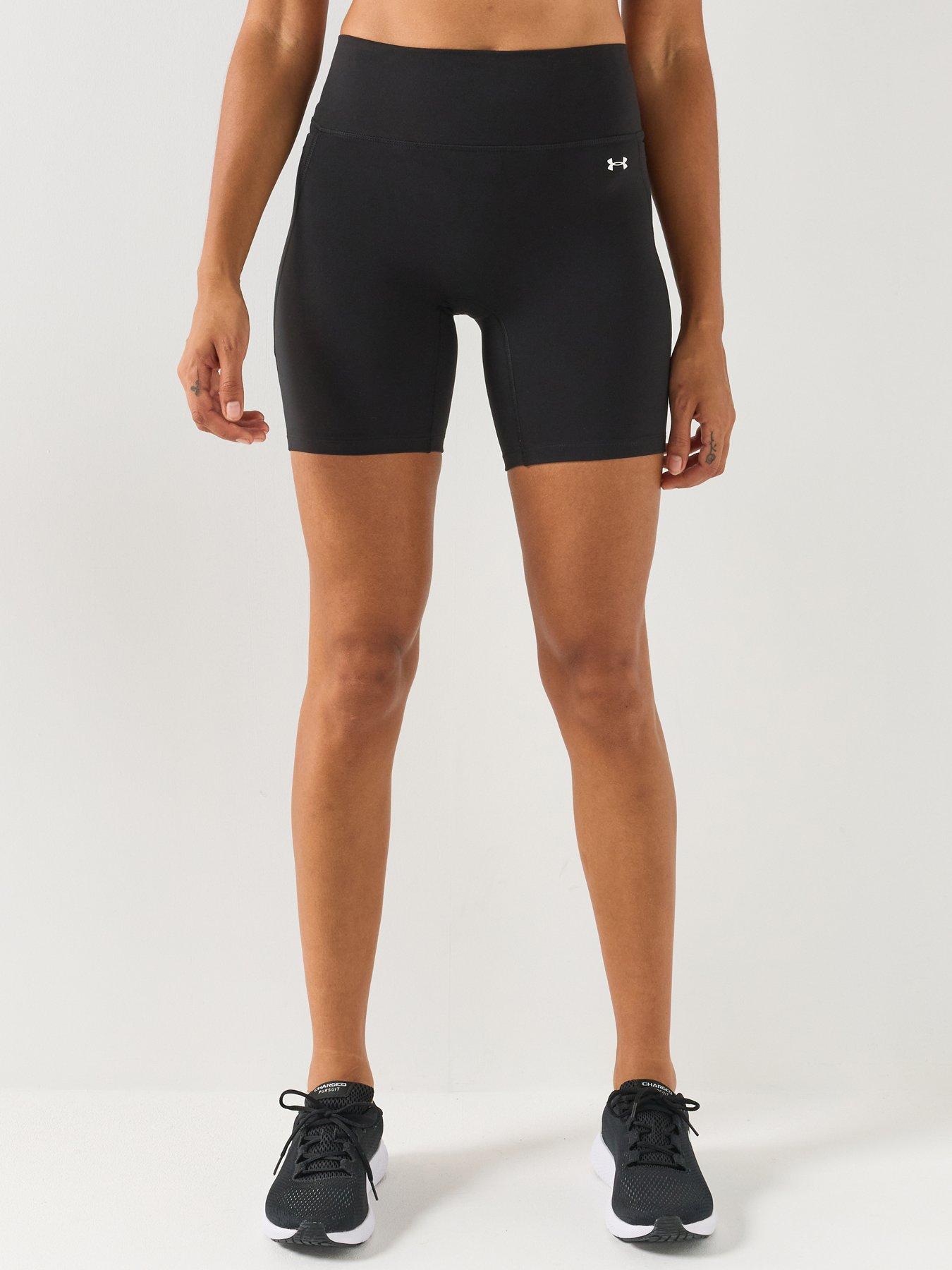 Under Armour Women's High-Rise Training Shorts - Black