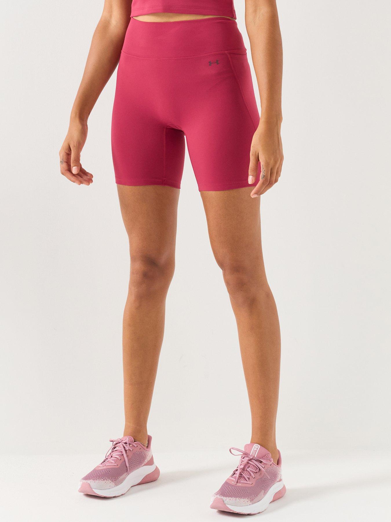 Under Armour Women's High-Rise Training Shorts - Red
