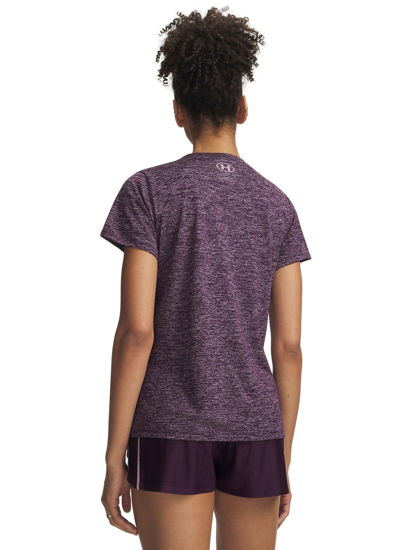 Image 2 of 3 of UNDER ARMOUR Womens Training Tech T-shirt Crew - Purple