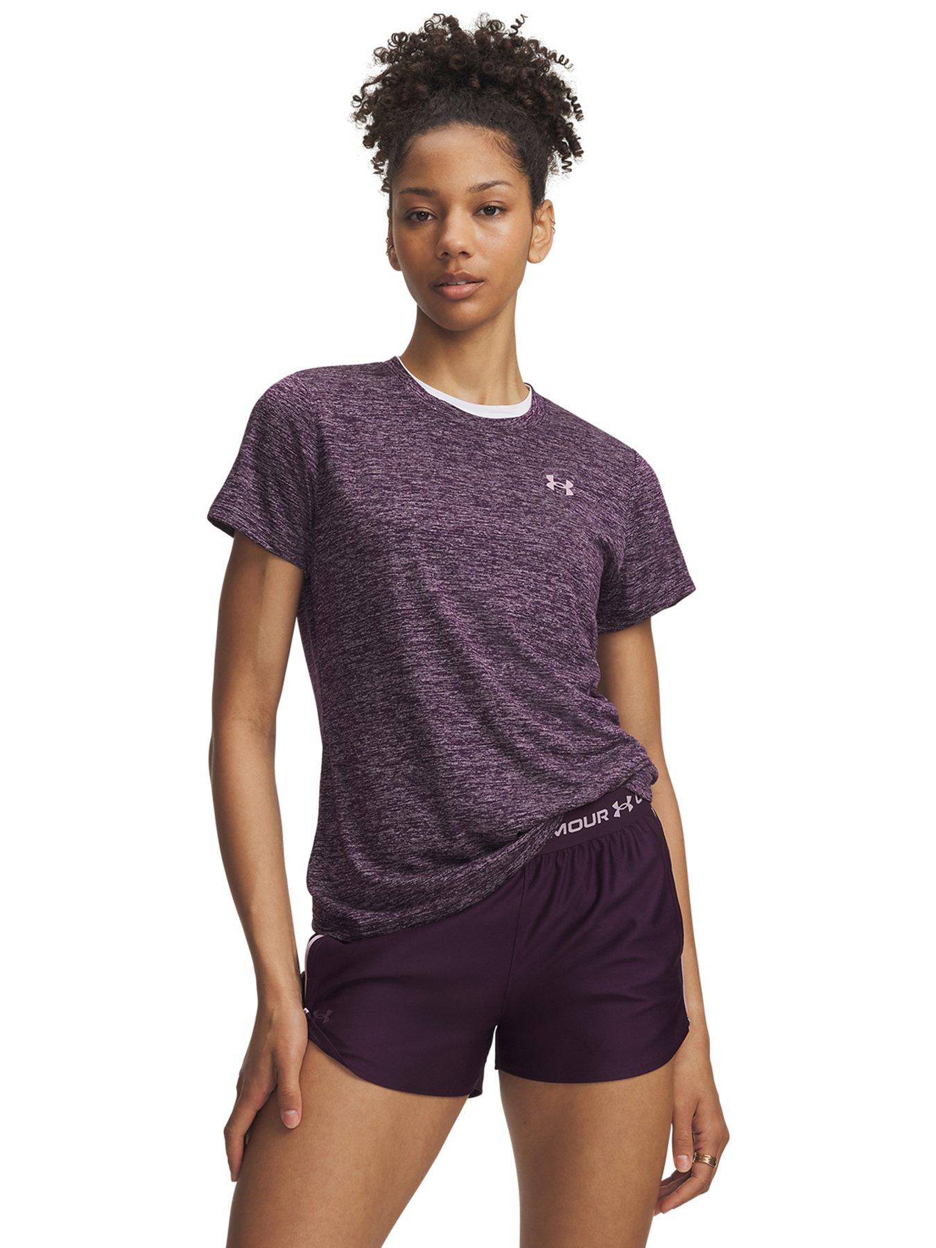 Image 3 of 3 of UNDER ARMOUR Womens Training Tech T-shirt Crew - Purple