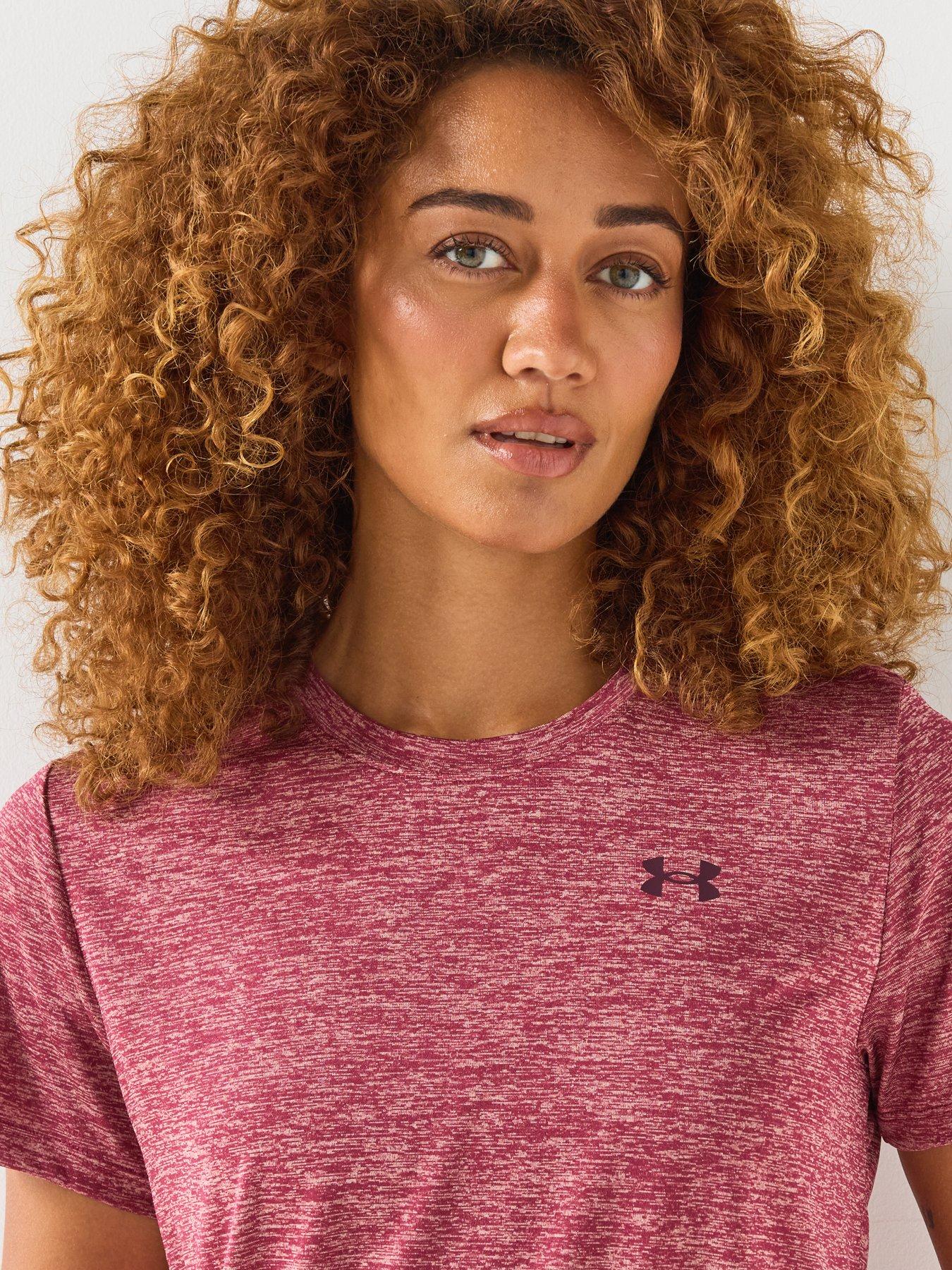 Image 4 of 6 of UNDER ARMOUR Womens Training Tech T-Shirt Crew - Red