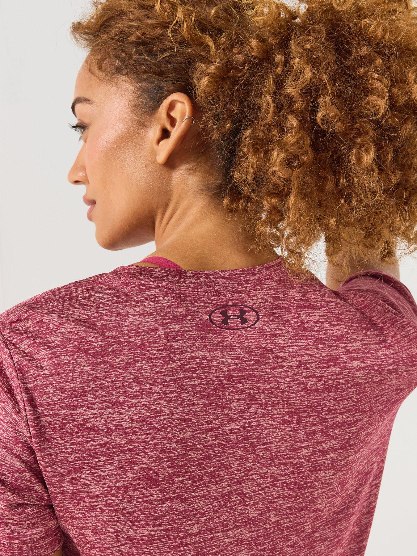 Image 5 of 6 of UNDER ARMOUR Womens Training Tech T-Shirt Crew - Red