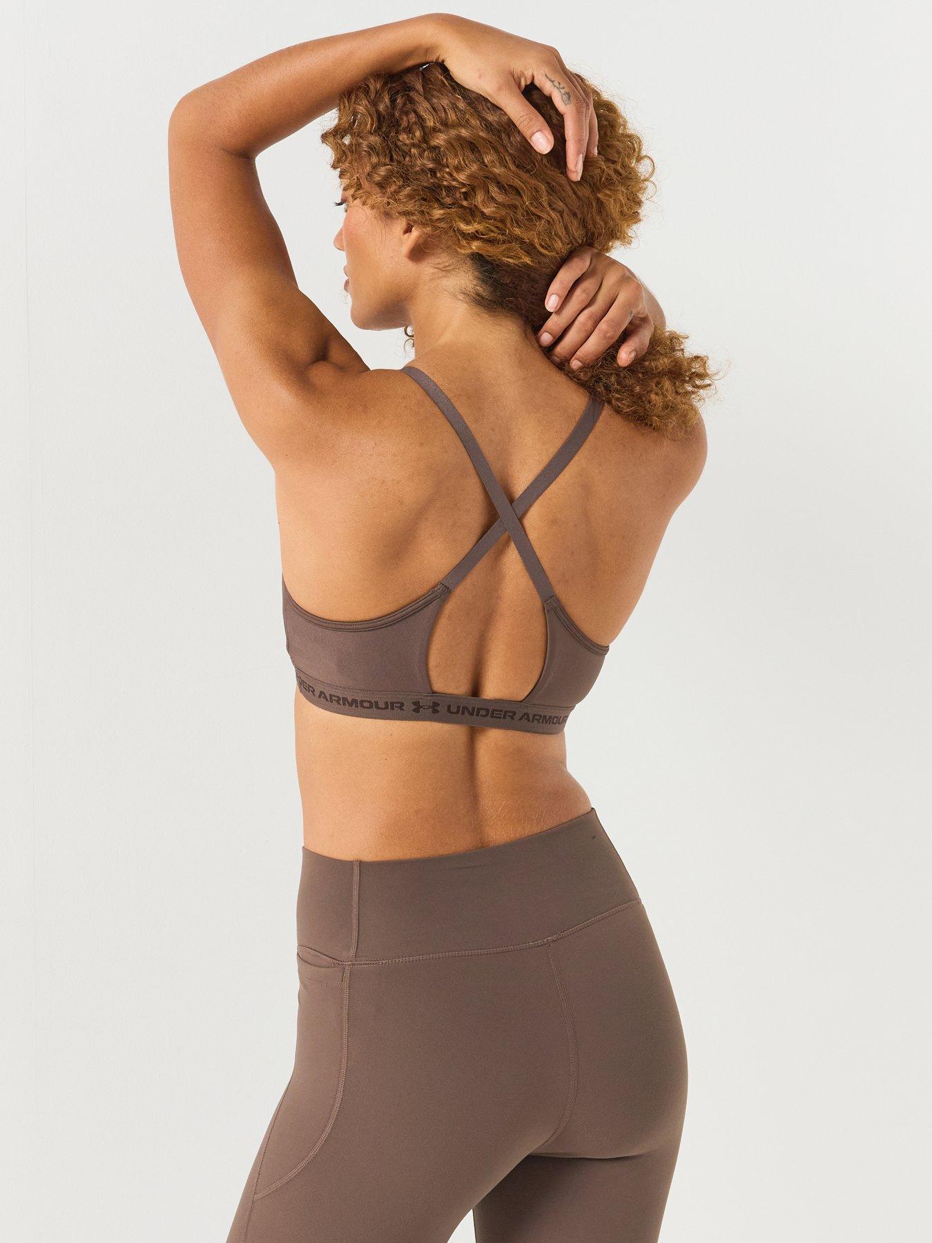 Image 2 of 6 of UNDER ARMOUR Women's Low-Impact Sports Bra - Brown