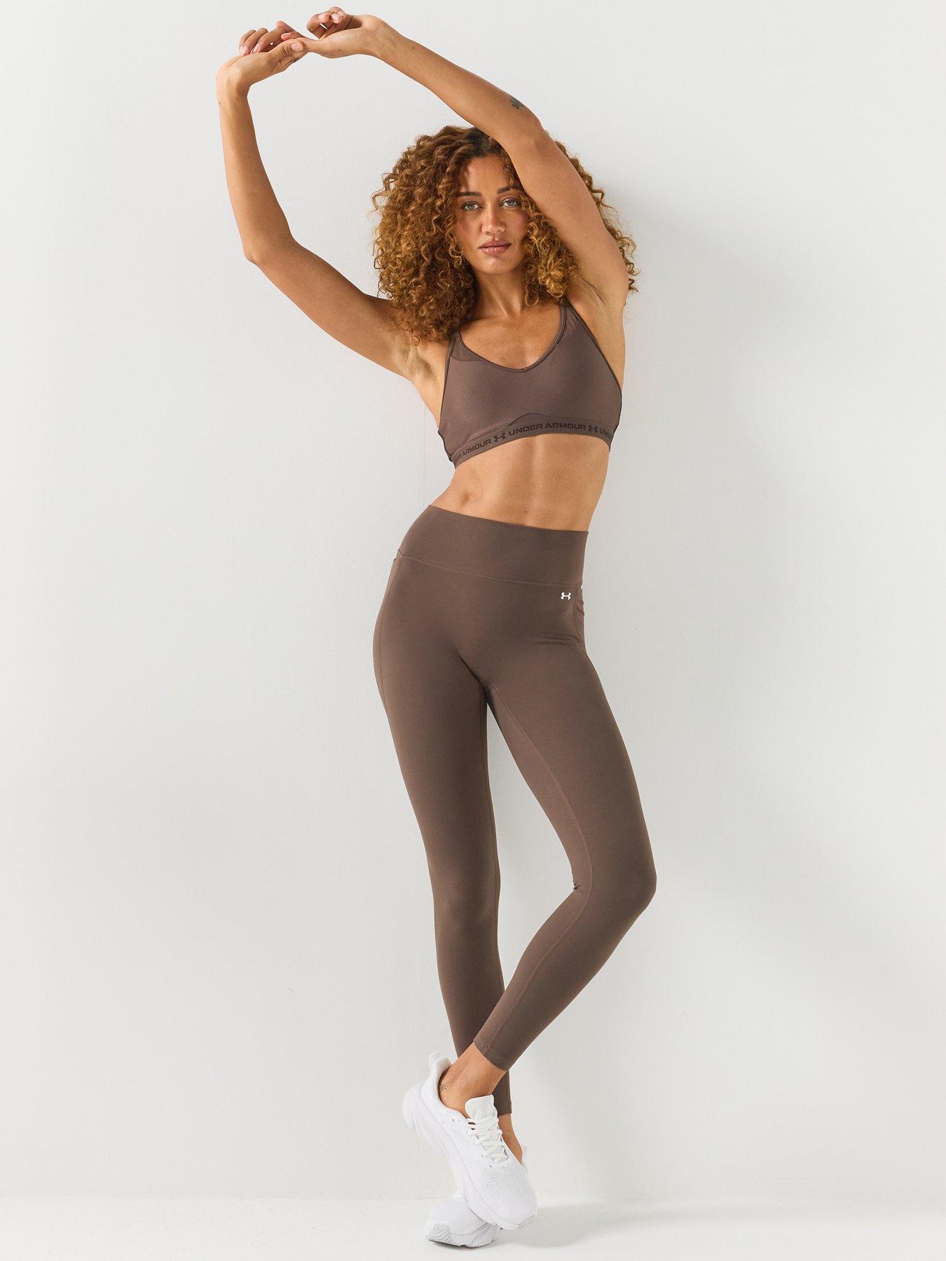 Image 3 of 6 of UNDER ARMOUR Women's Low-Impact Sports Bra - Brown