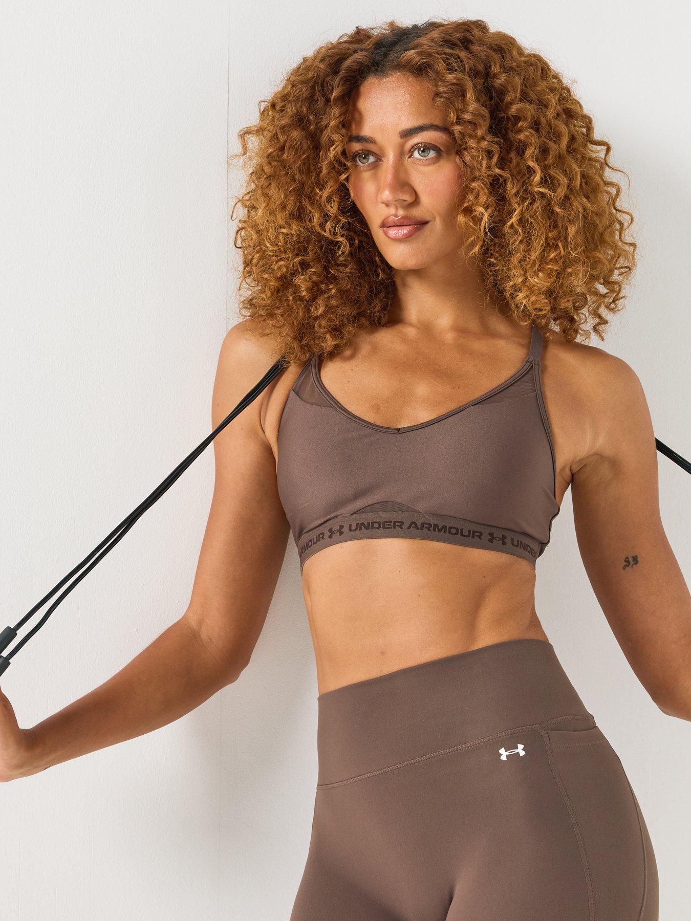Image 5 of 6 of UNDER ARMOUR Women's Low-Impact Sports Bra - Brown