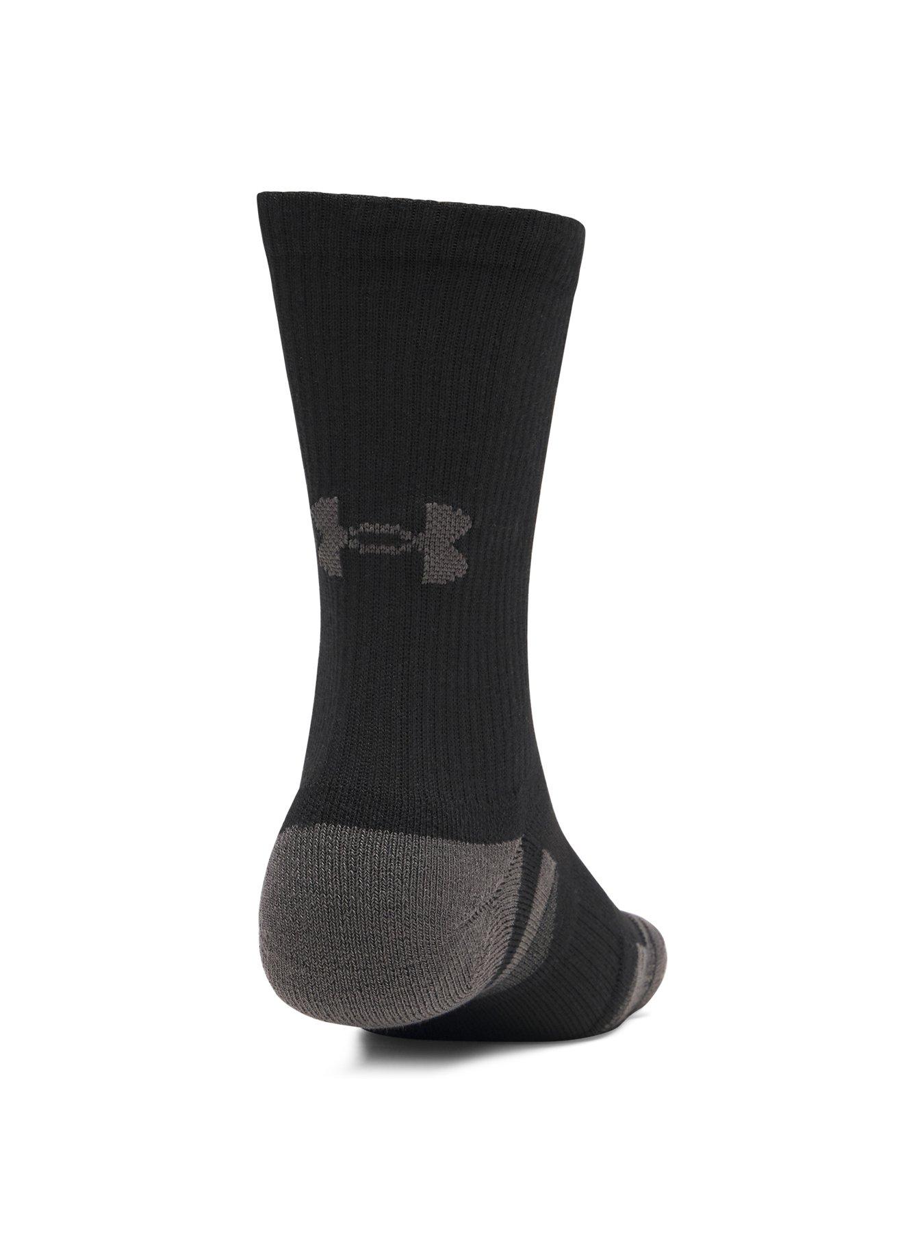 Image 3 of 3 of UNDER ARMOUR Unisex 3 Pack Crew Socks - Black