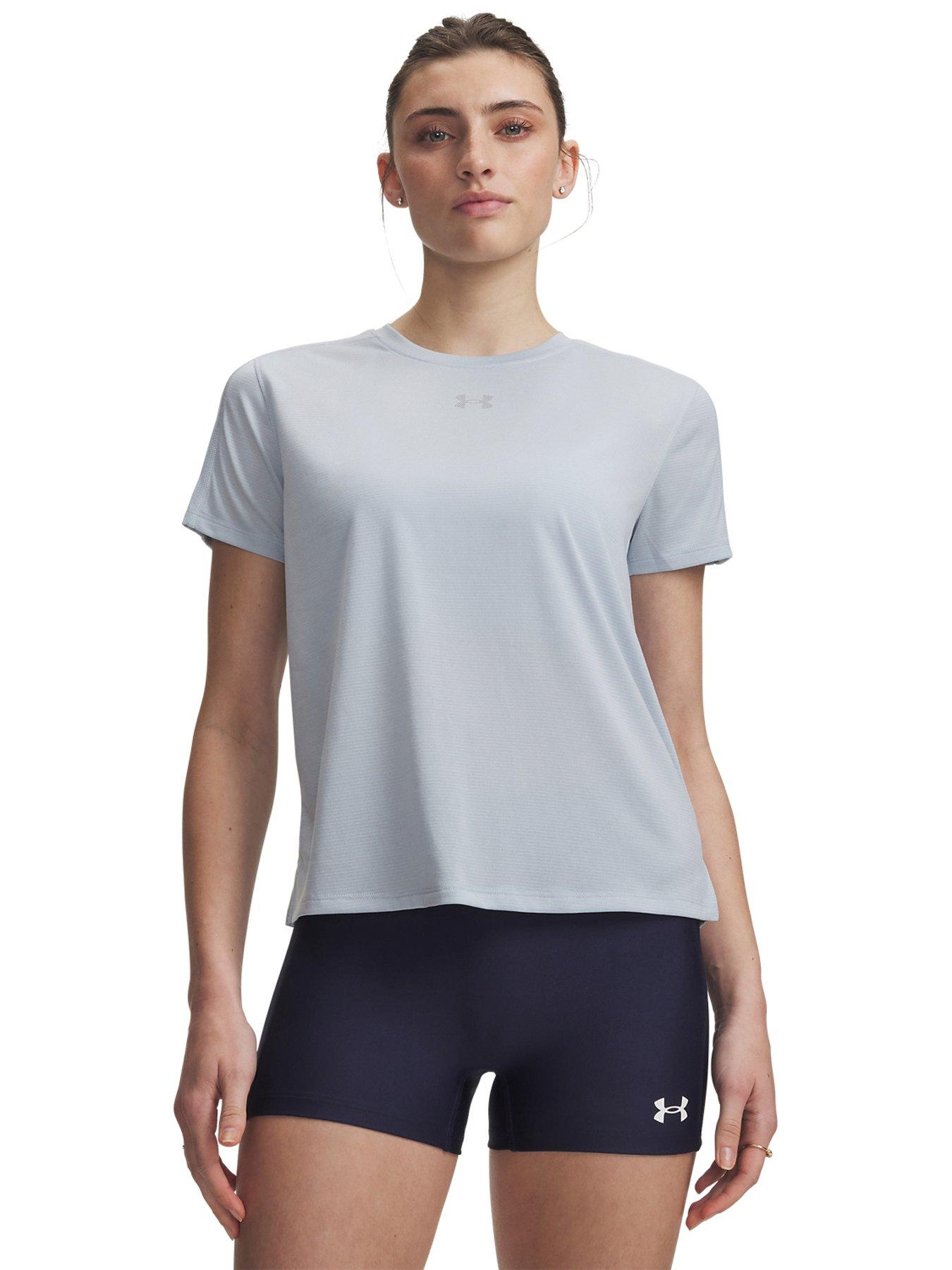 UNDER ARMOUR Womens Running Velociti T-Shirt - Blue