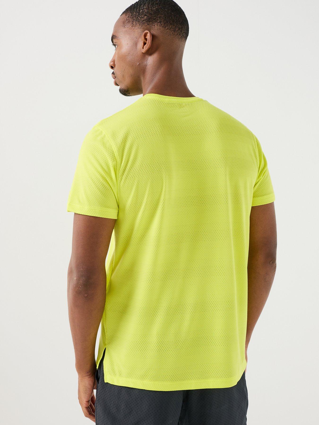 Image 2 of 6 of UNDER ARMOUR Mens Running Velociti T-Shirt - Yellow