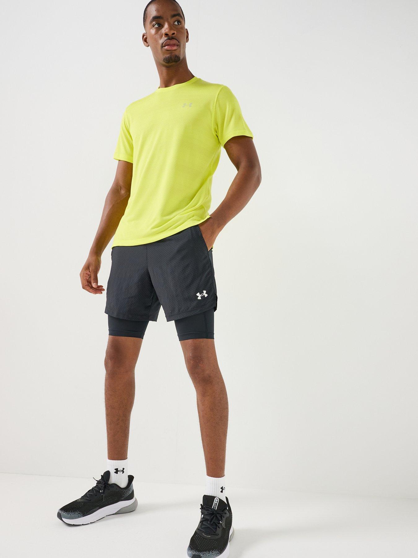 Image 3 of 6 of UNDER ARMOUR Mens Running Velociti T-Shirt - Yellow