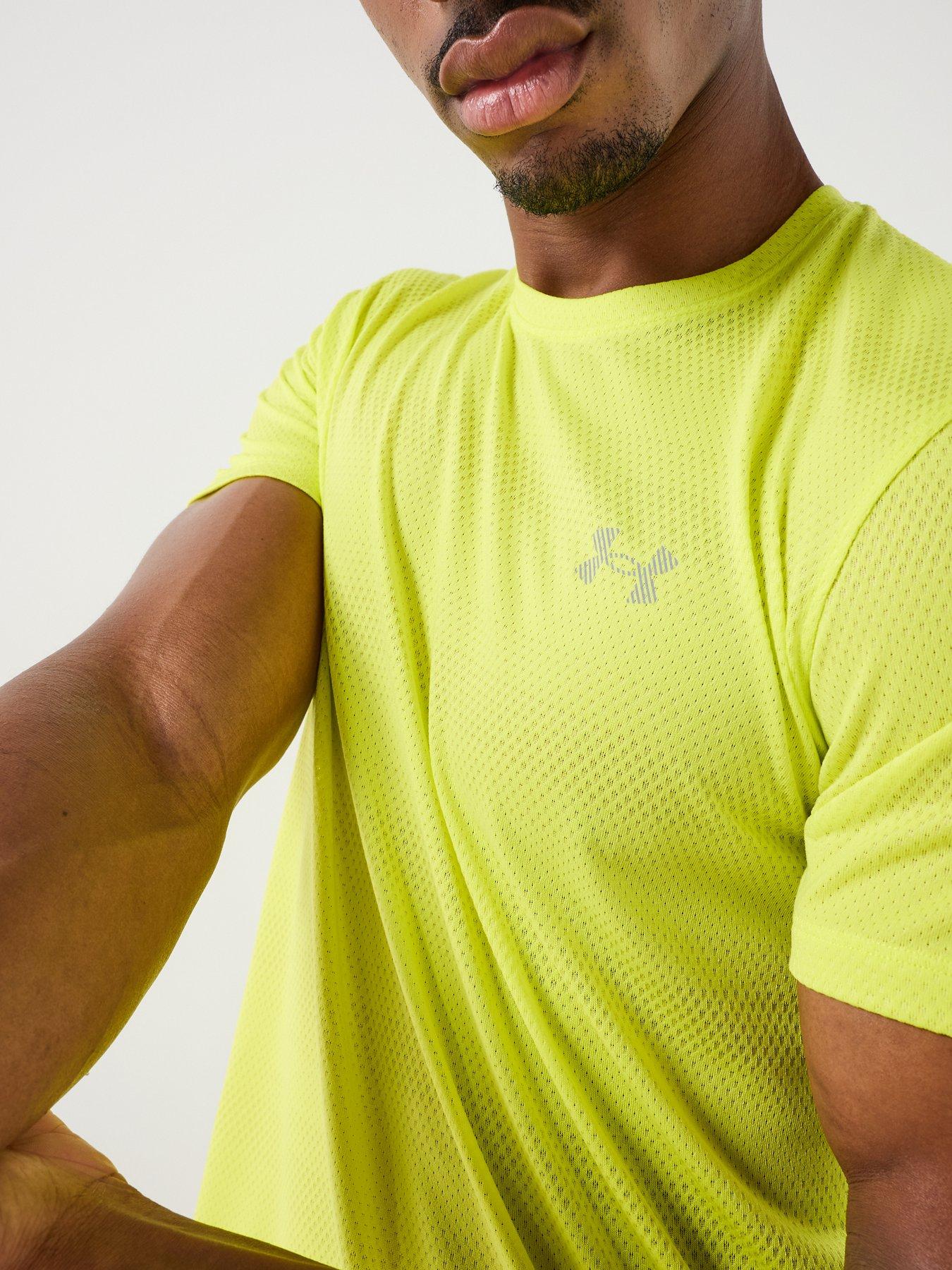 Image 4 of 6 of UNDER ARMOUR Mens Running Velociti T-Shirt - Yellow