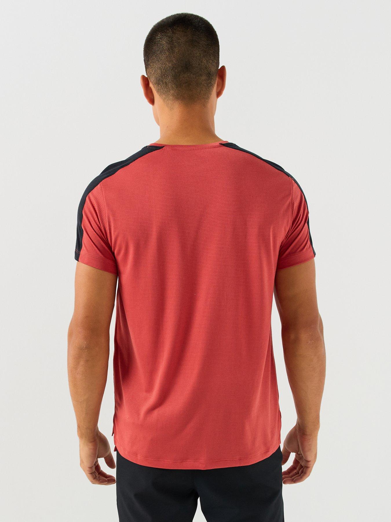 Image 2 of 6 of UNDER ARMOUR Mens Running Velociti Reflect T-shirt - Red