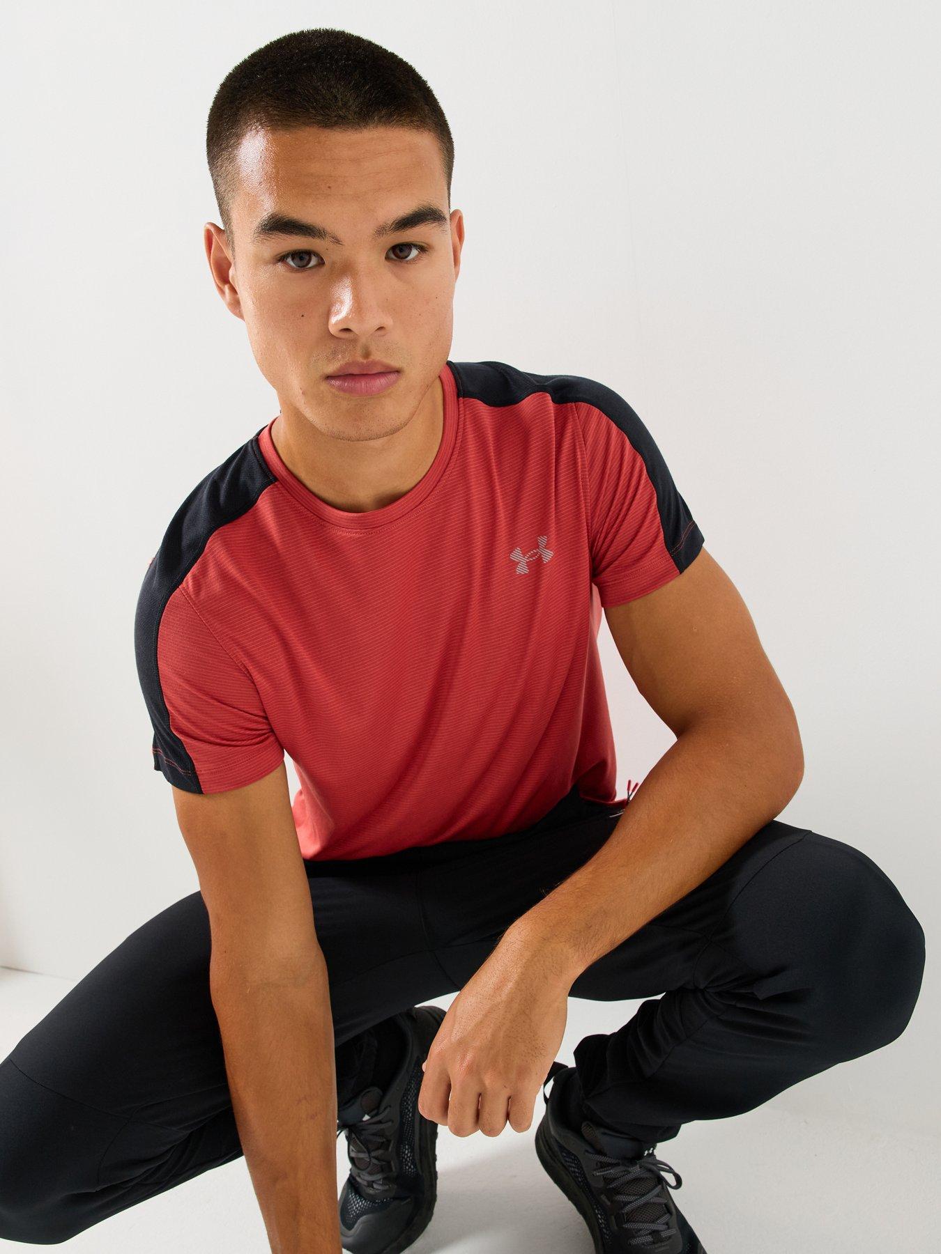 Image 4 of 6 of UNDER ARMOUR Mens Running Velociti Reflect T-shirt - Red