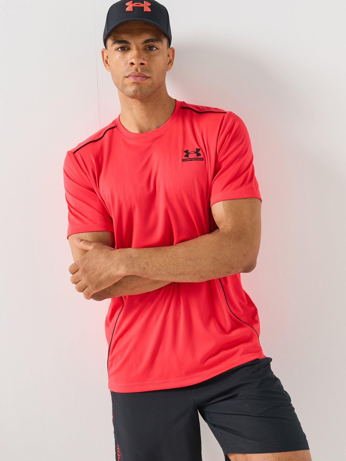 UNDER ARMOUR Mens Training Tech Sport T-Shirt - Red