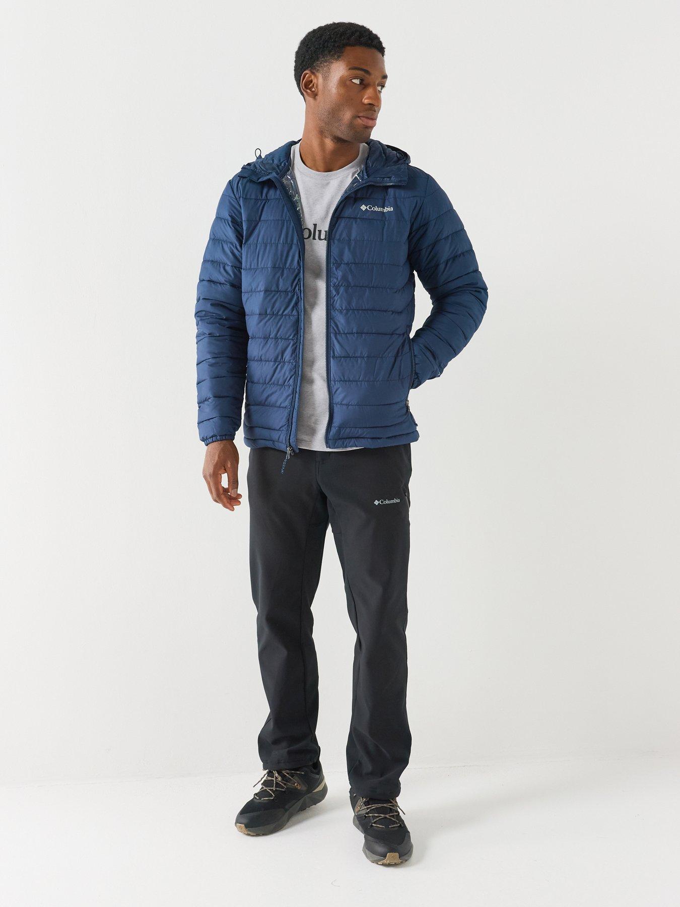 Image 3 of 6 of Columbia Men's Powder Lite II Hooded Insulated Jacket - Green