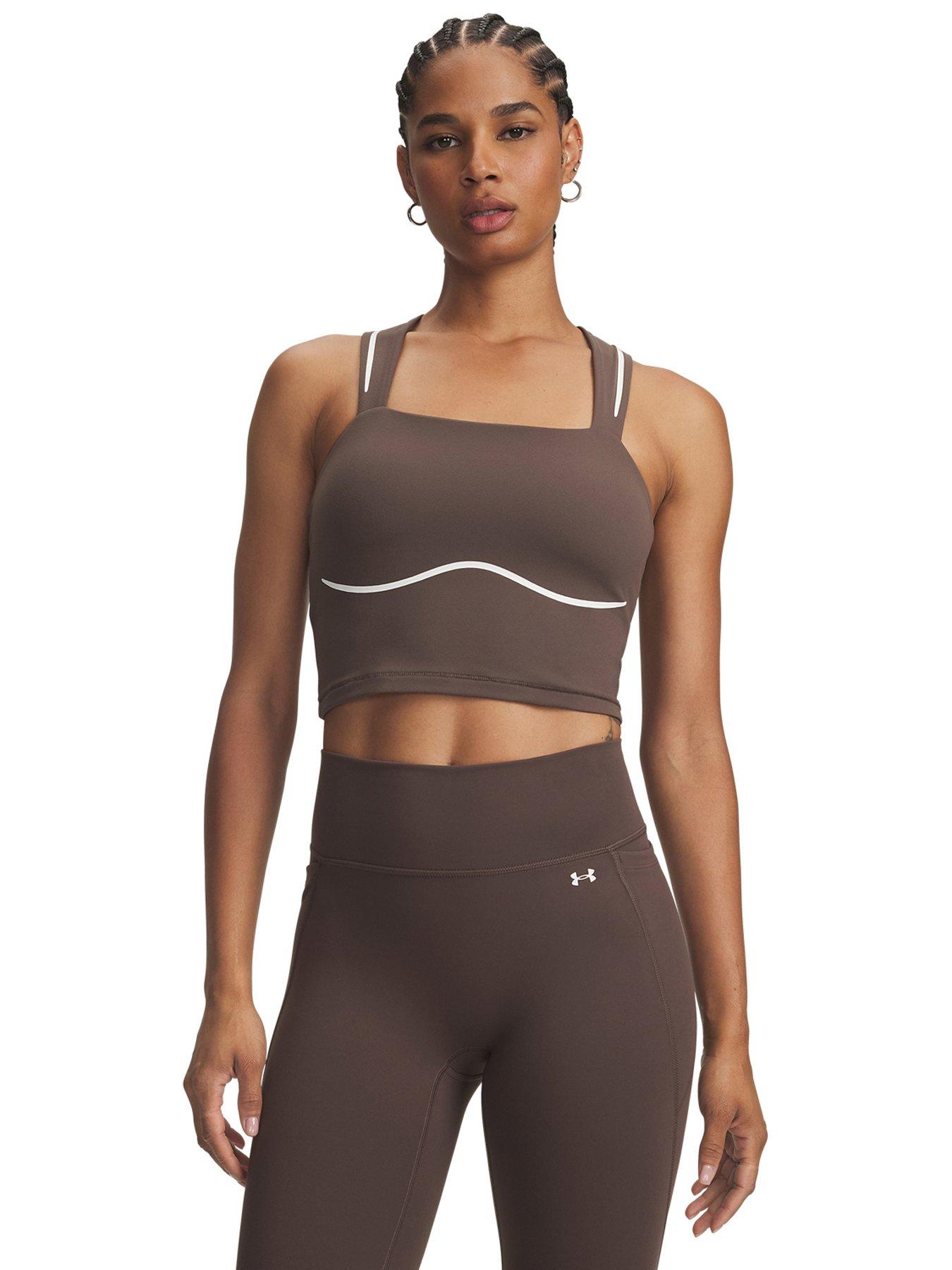 UNDER ARMOUR Womens Training Meridian Tank - Brown