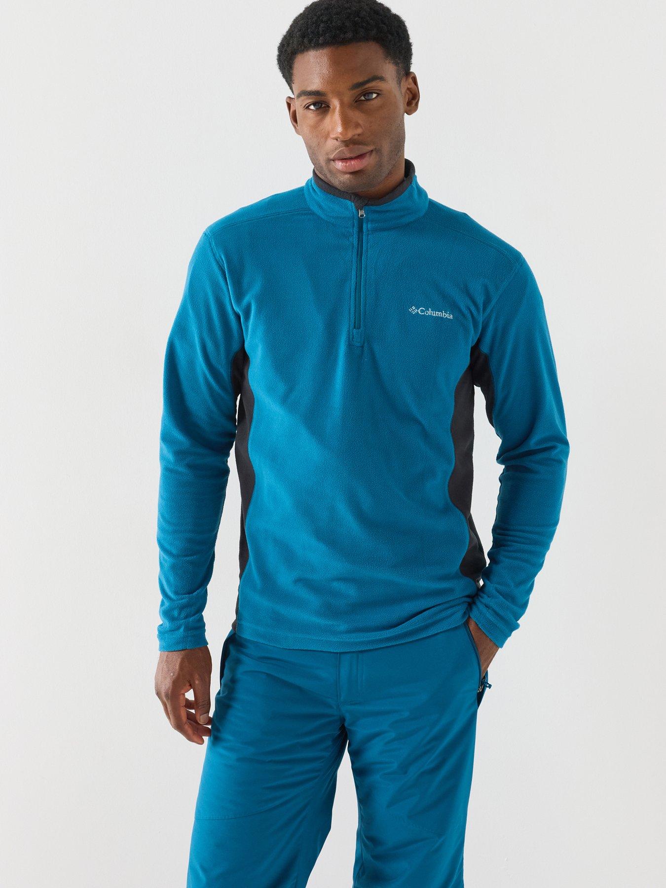Columbia Mens Klamath Range Ii 1/2 Zip Fleece - Blue