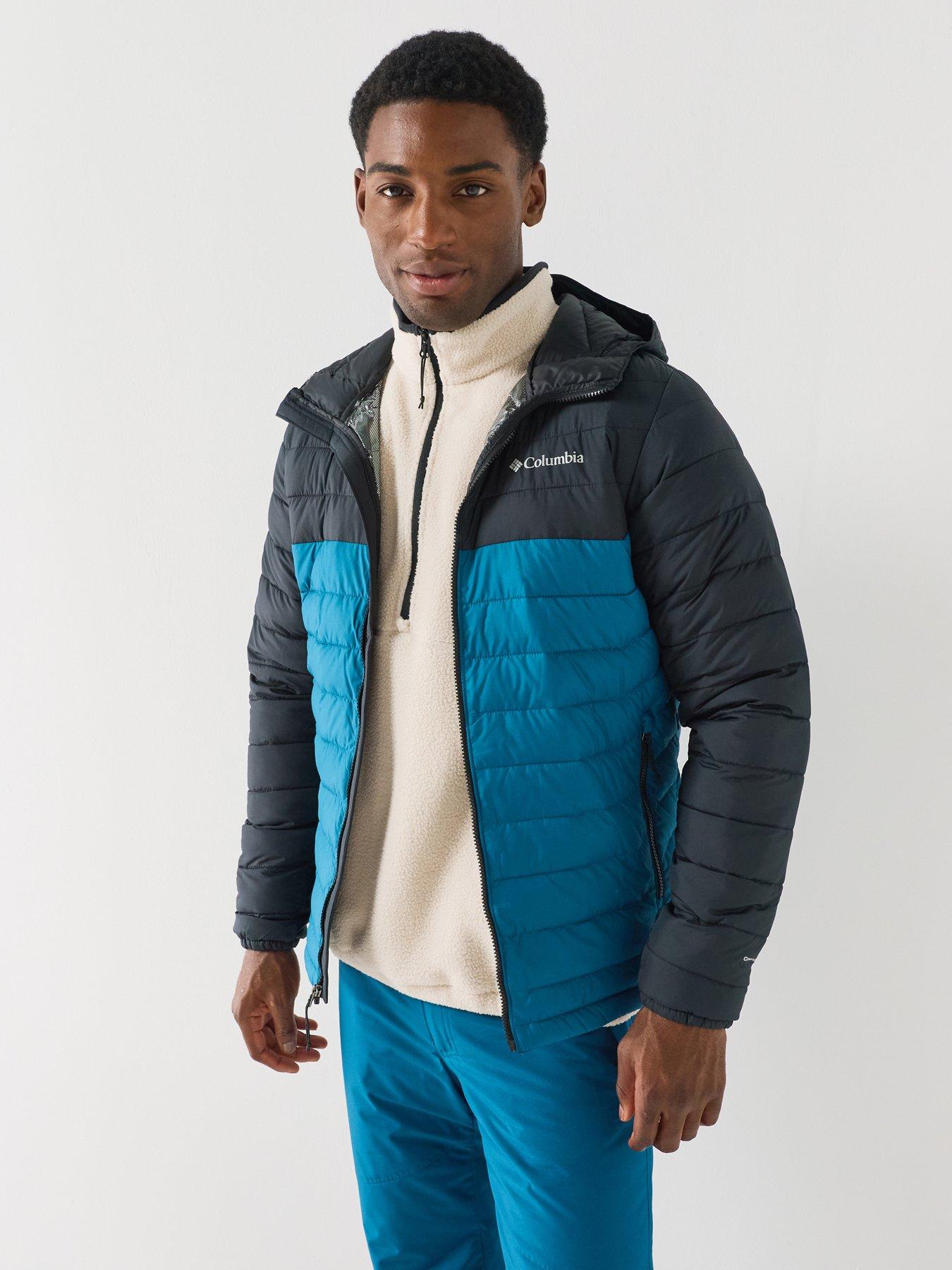 Columbia Mens Powder Lite II Hooded Jacket - Blue