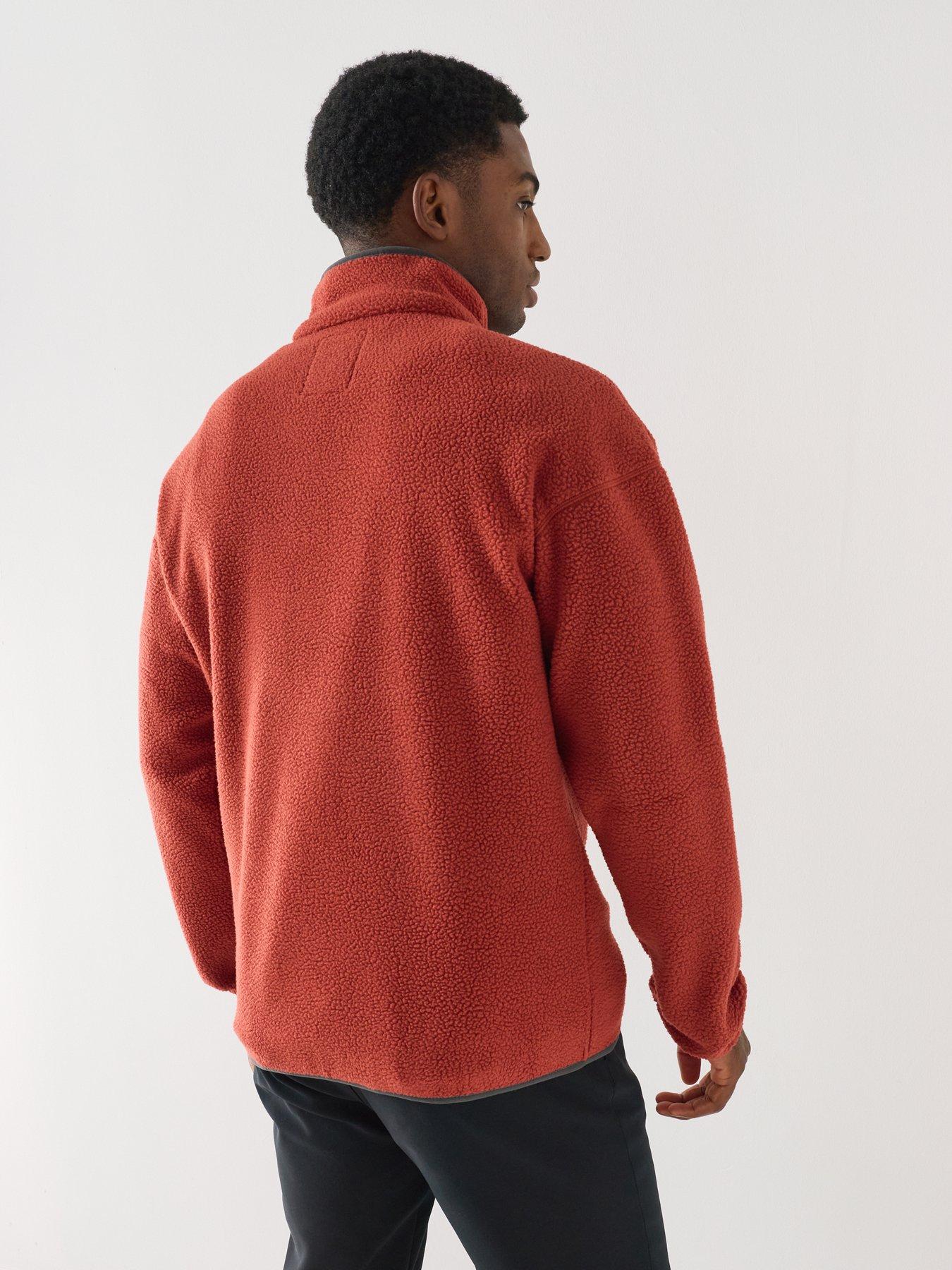 Image 2 of 6 of Columbia Mens Helvetia II 1/2 Snap Fleece - Red