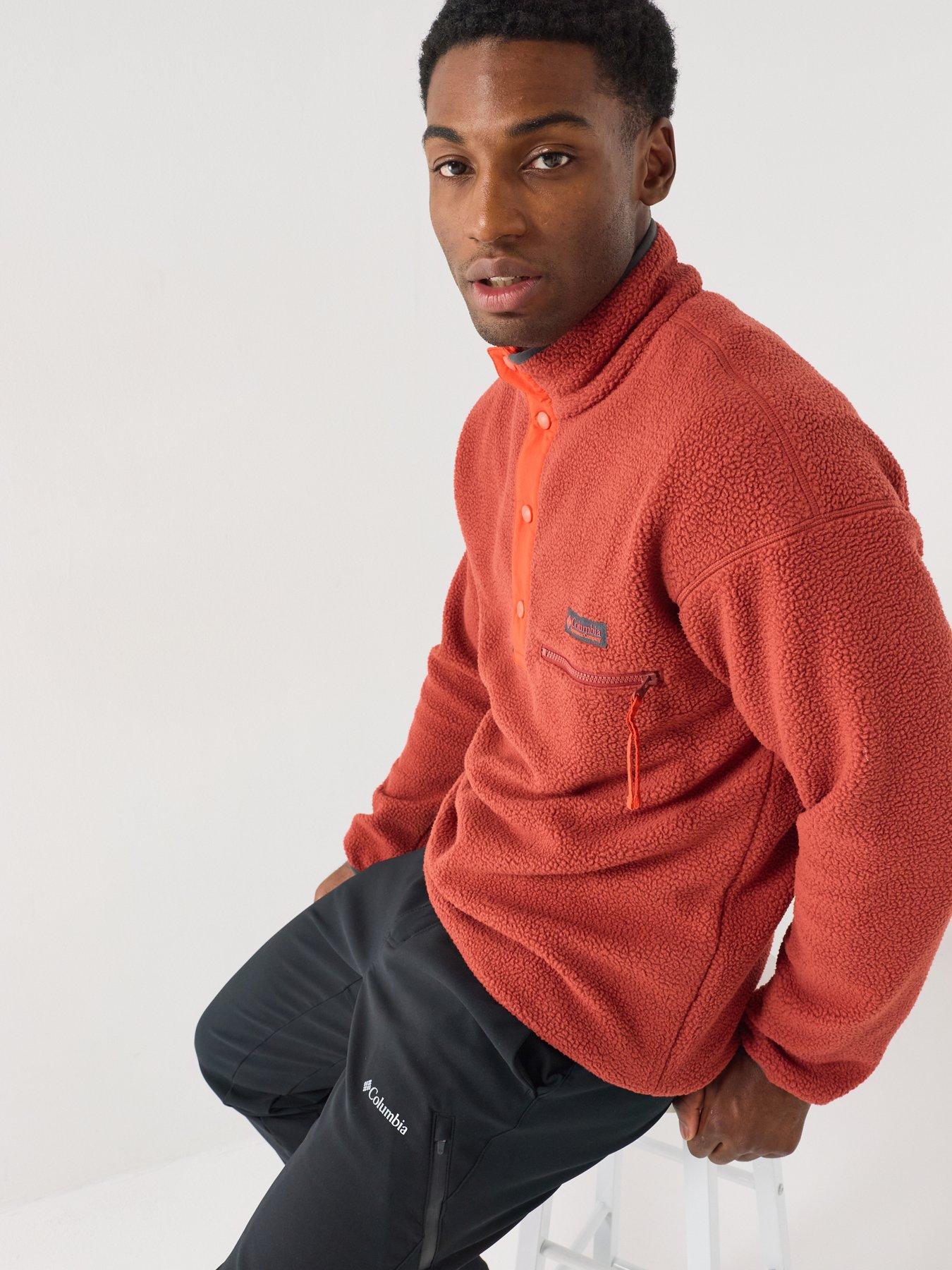 Image 4 of 6 of Columbia Mens Helvetia II 1/2 Snap Fleece - Red