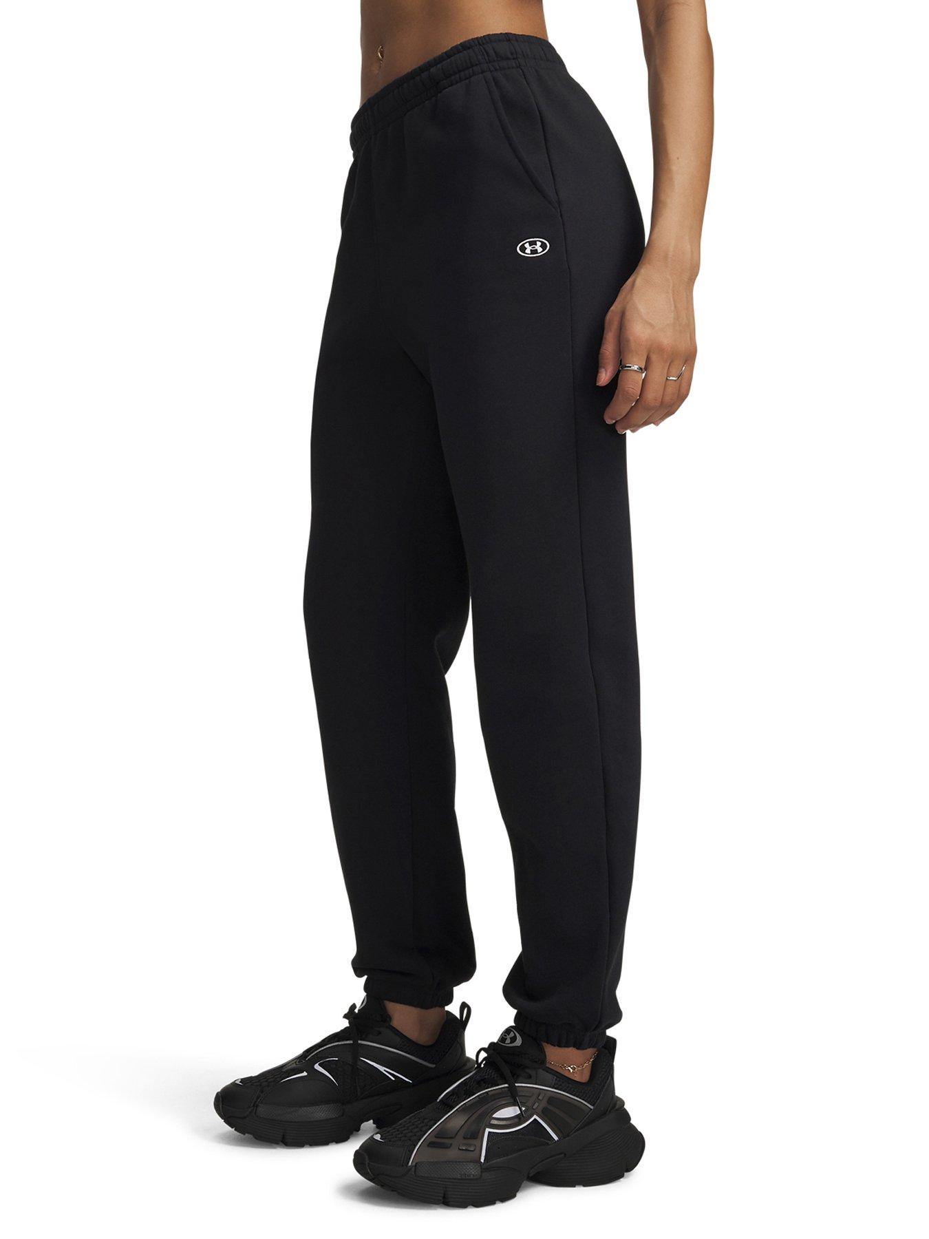UNDER ARMOUR Womens Training Rival Fleece Jogger - Black