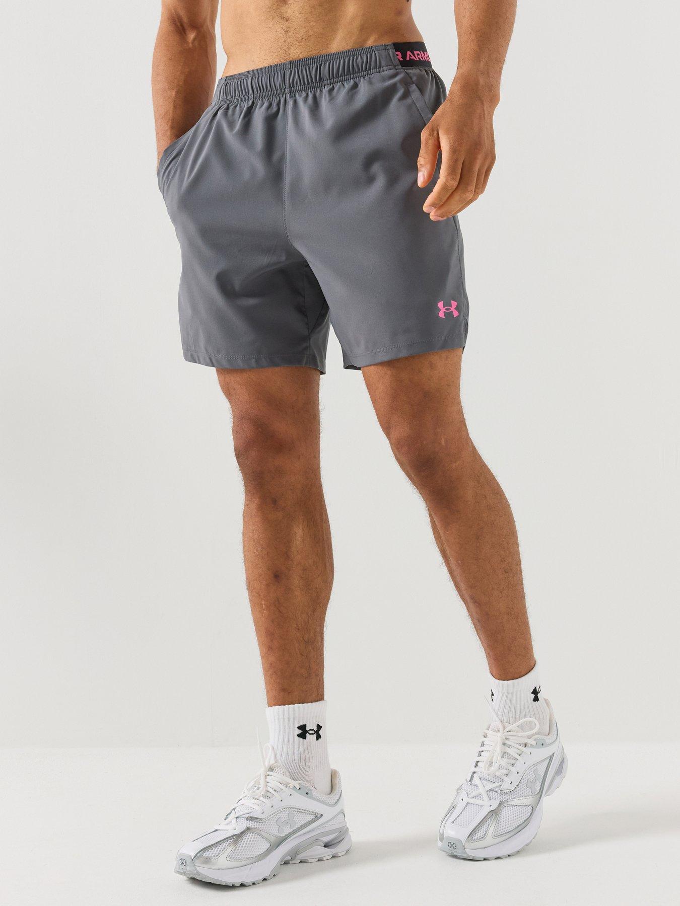 UNDER ARMOUR Mens Training Vanish Woven 2.0 6 Inch Shorts - Grey