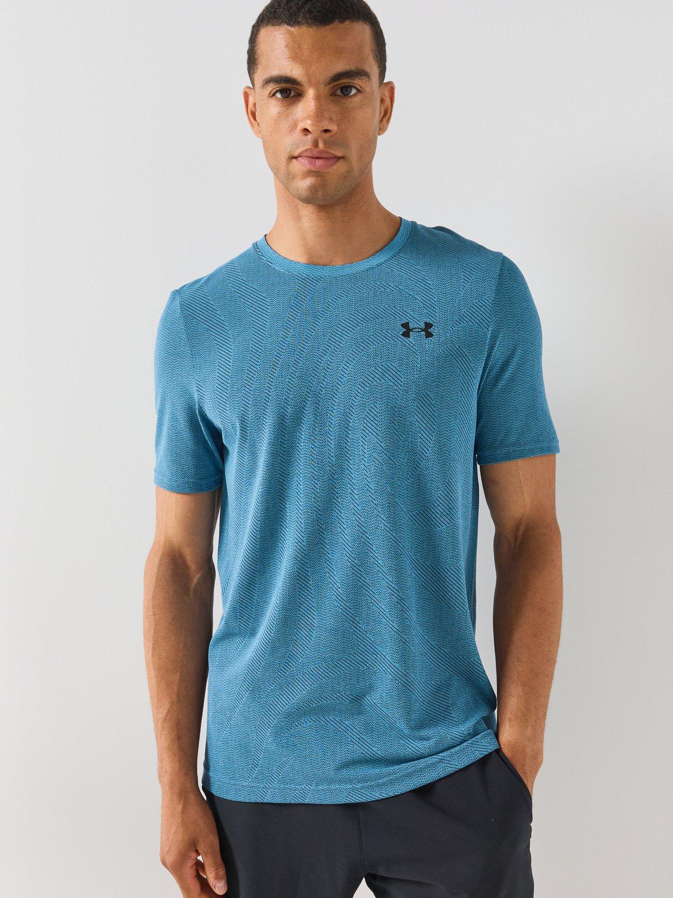 UNDER ARMOUR Mens Training Vanish Seamless Novelty T-Shirt - Blue